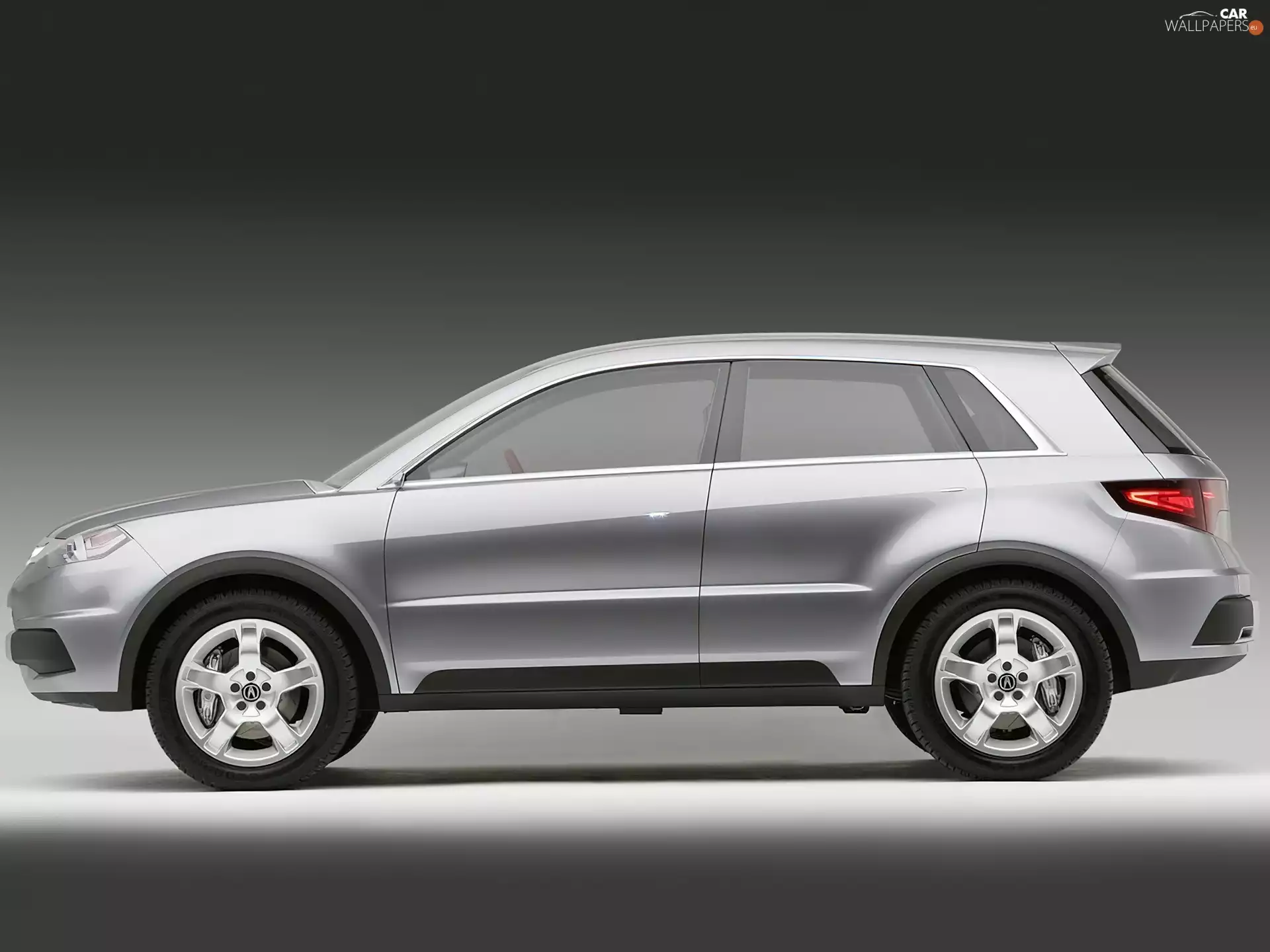 without, handles, side, Acura RDX, Left