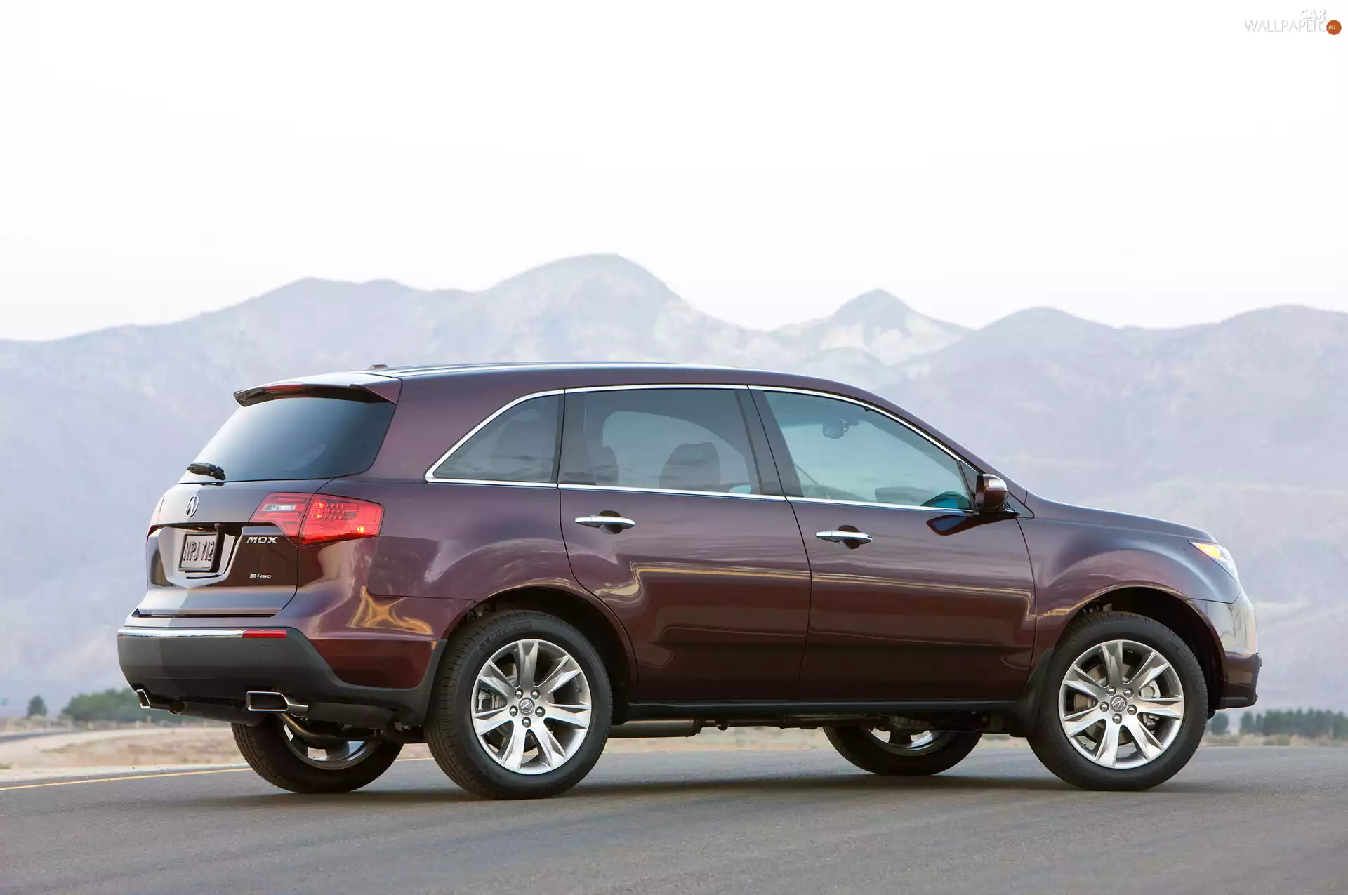 right, Acura MDX, jeep, side