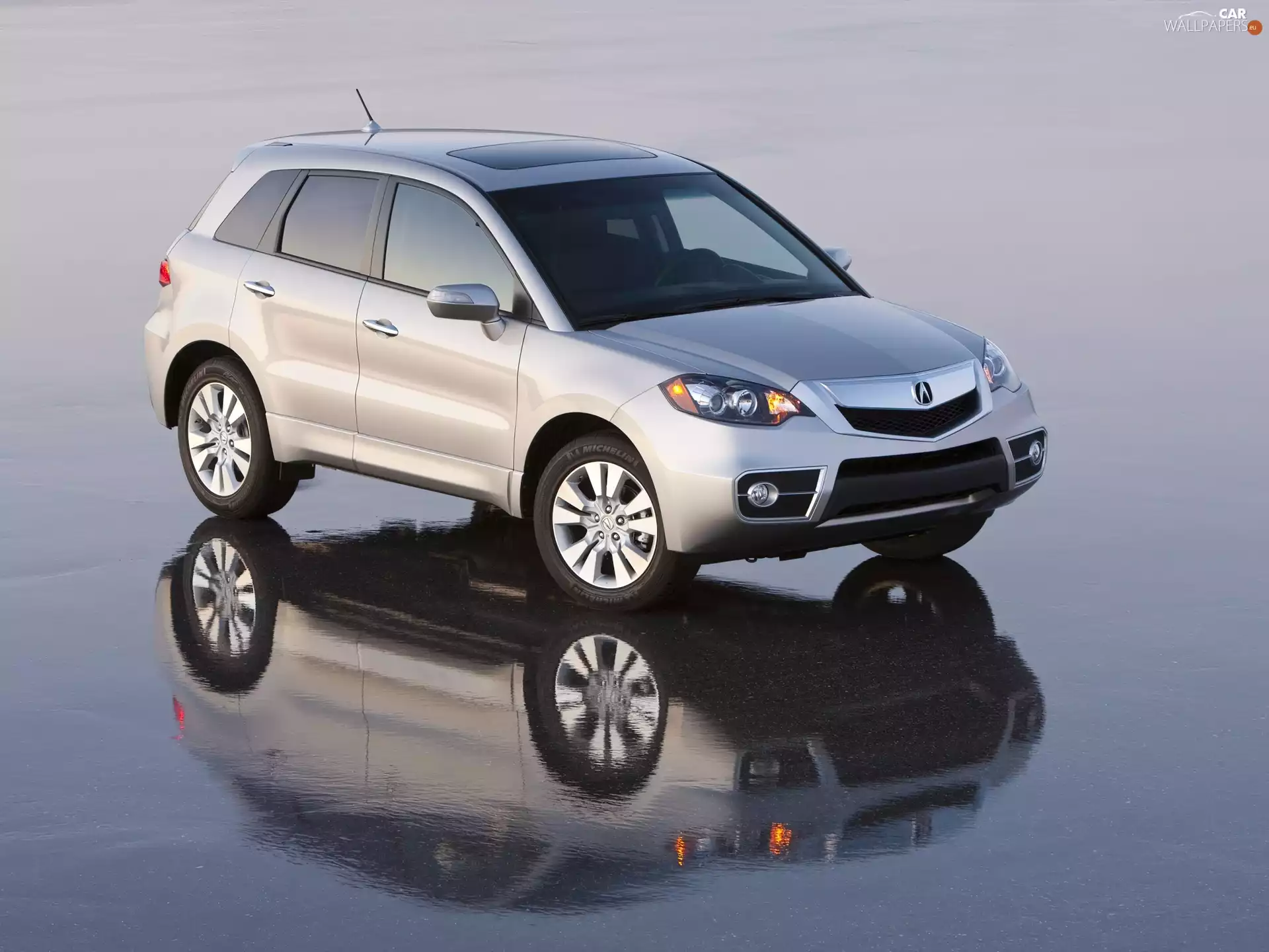 reflection, puddle, Front, Acura RDX, right