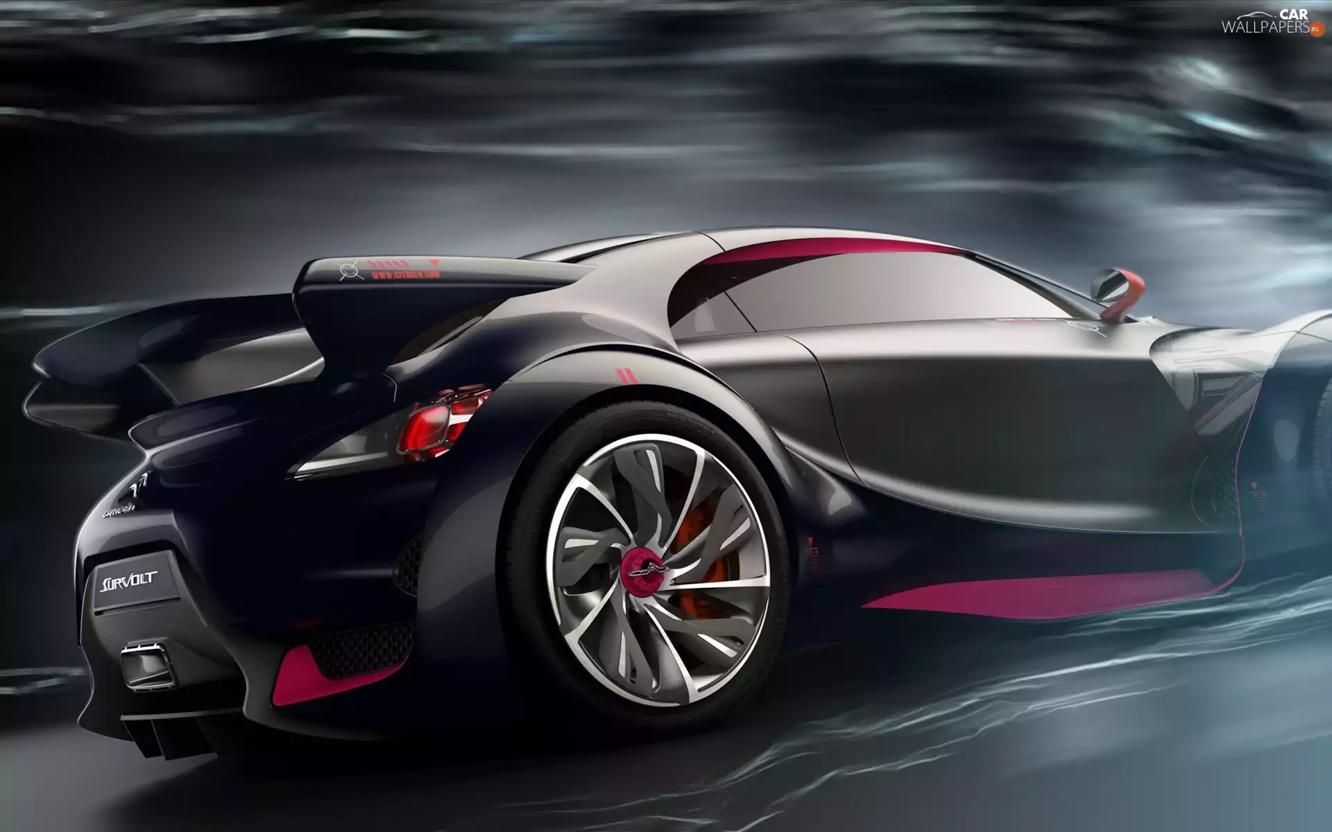 Diffuser, Citroen Survolt, aerodynamics