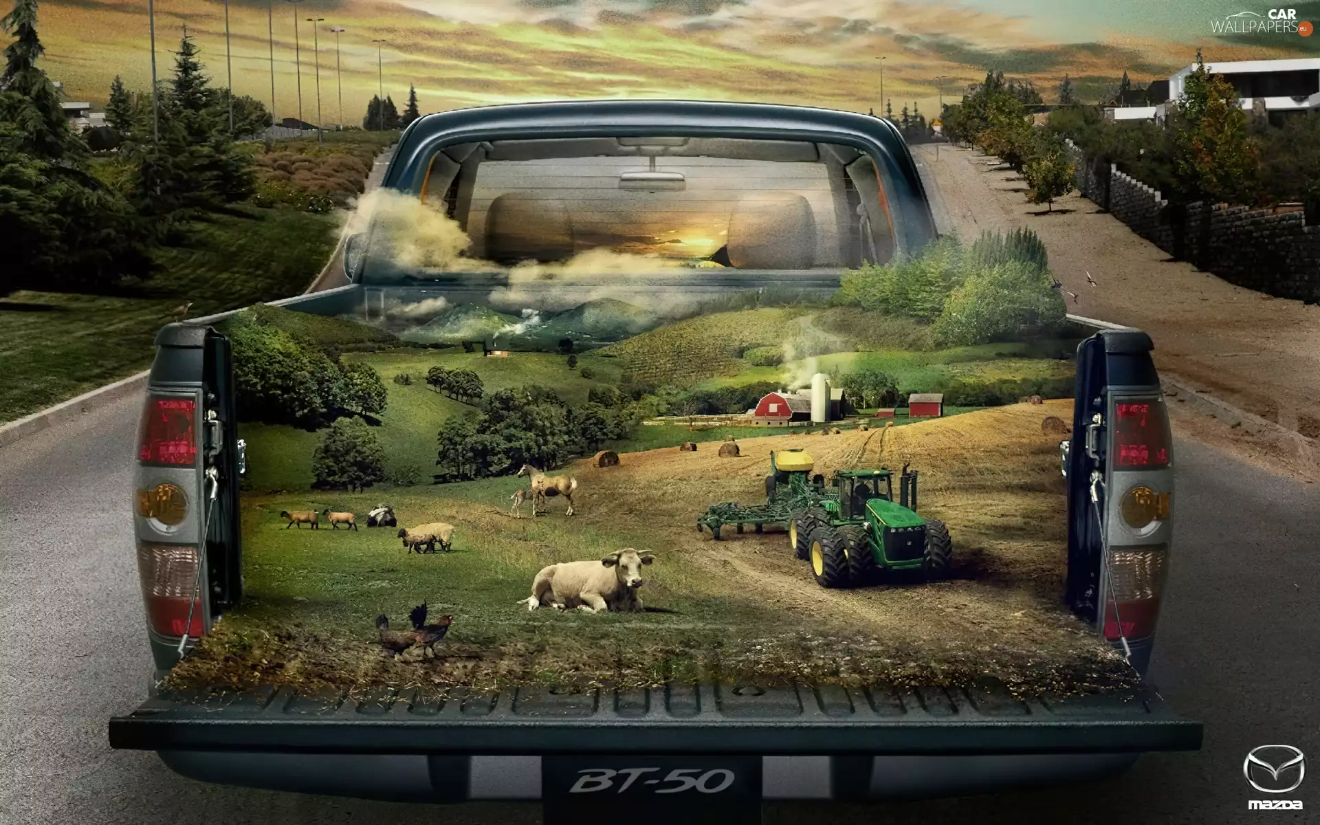 agrimotor, Mazda, Field