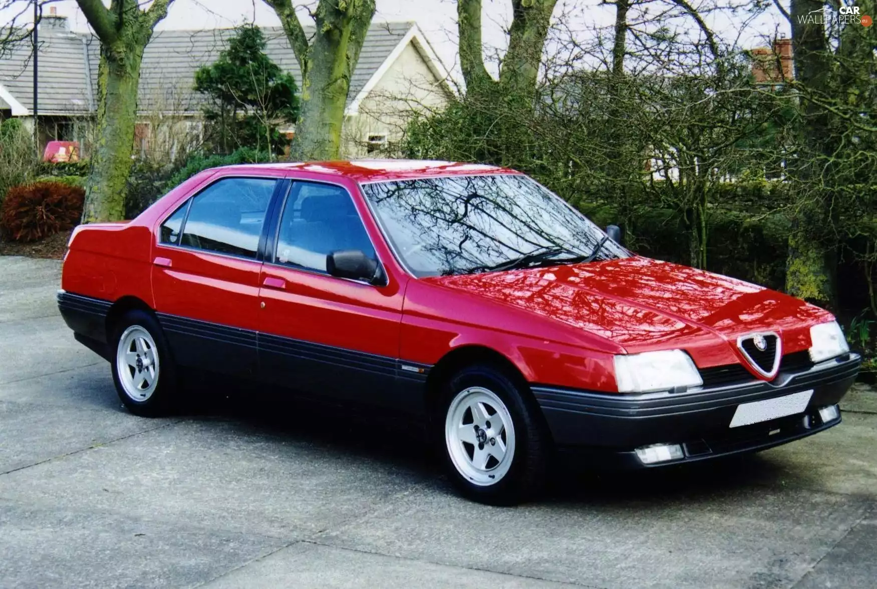 Sedan, red hot, Alfa Romeo 164