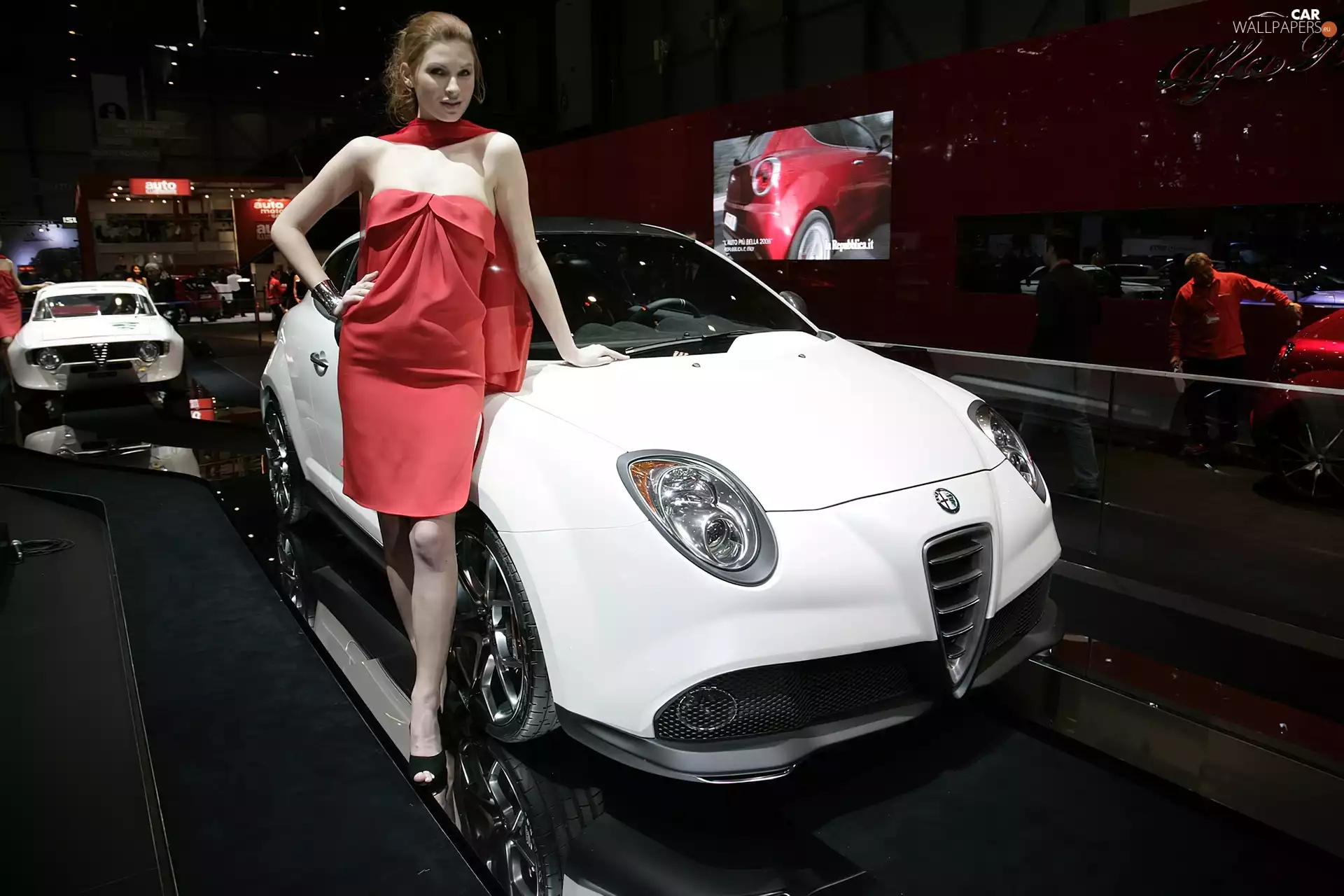 model, Alfa Romeo MiTo, exhibition
