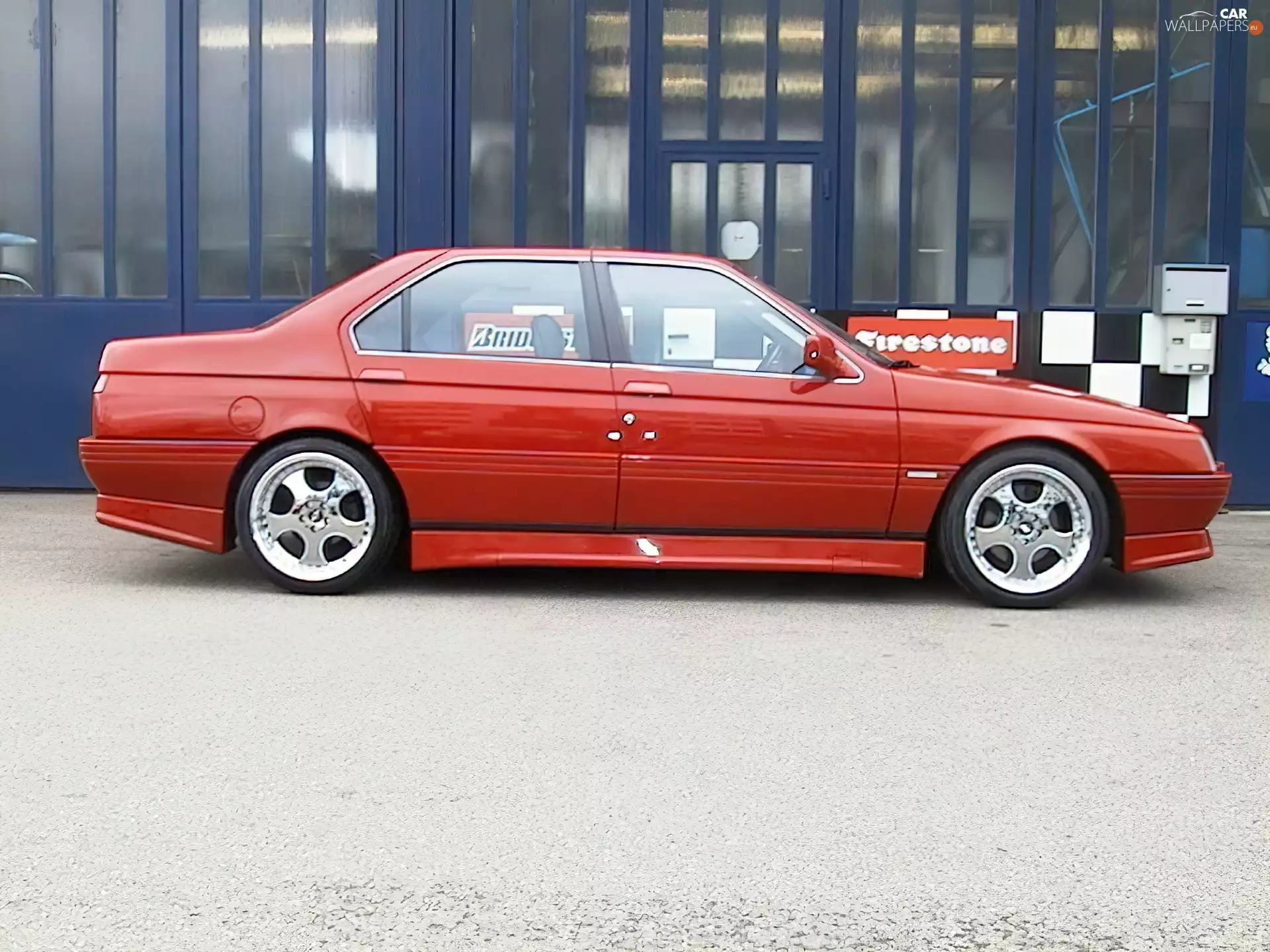 wheels, Alfa Romeo 164, polished