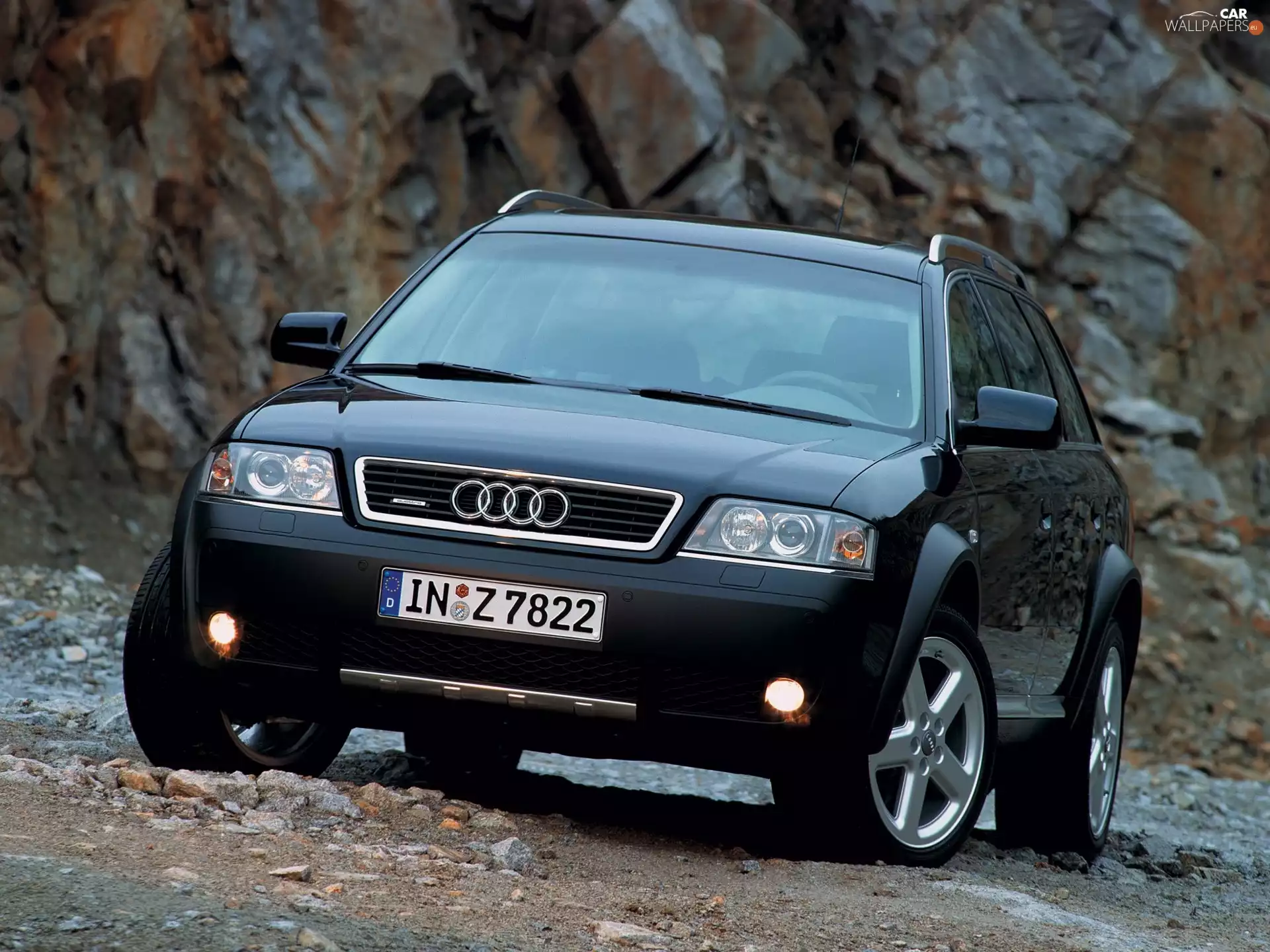 Front, Black, Audi Allroad