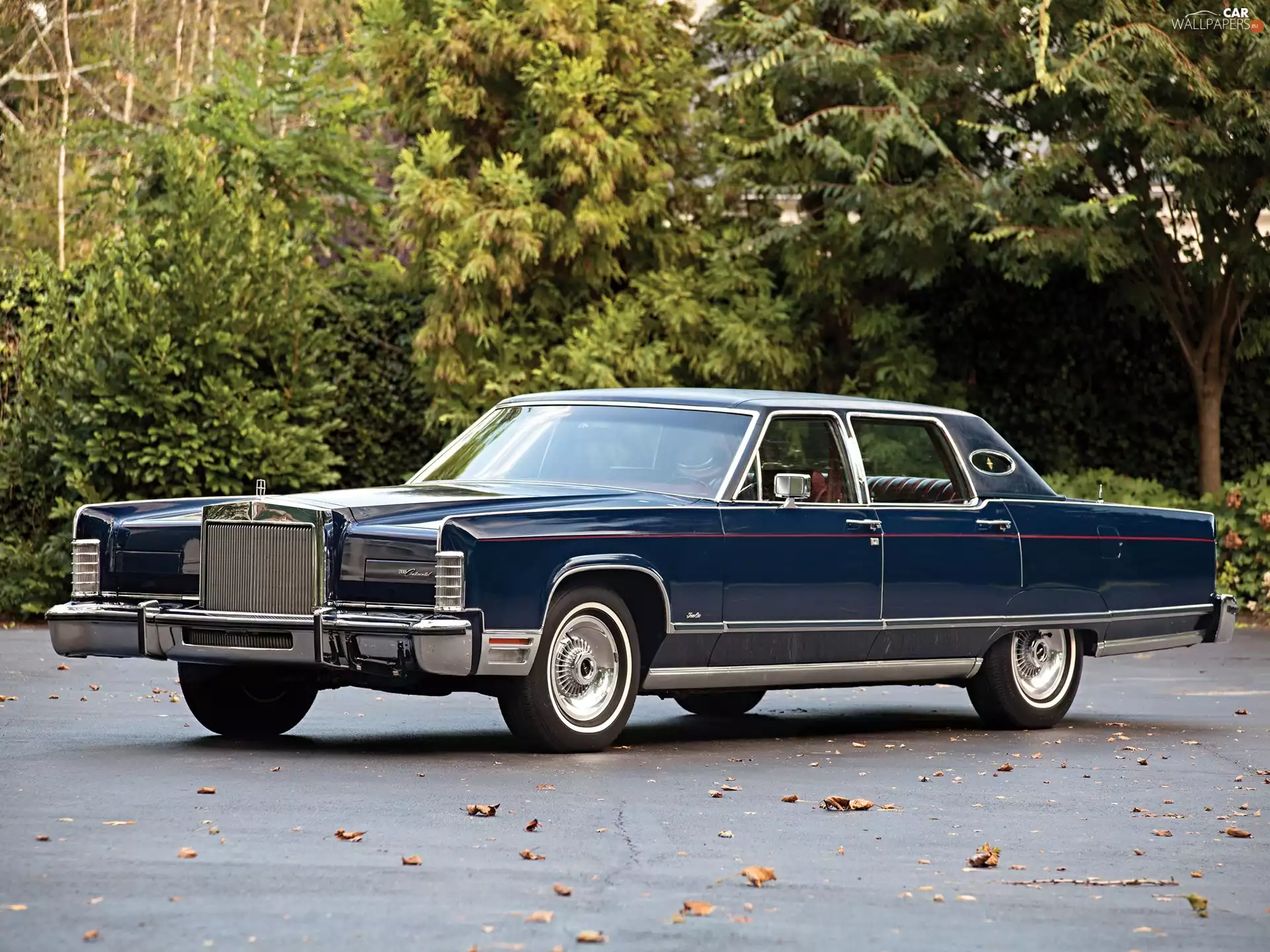 1977, Lincoln, Continental, antique