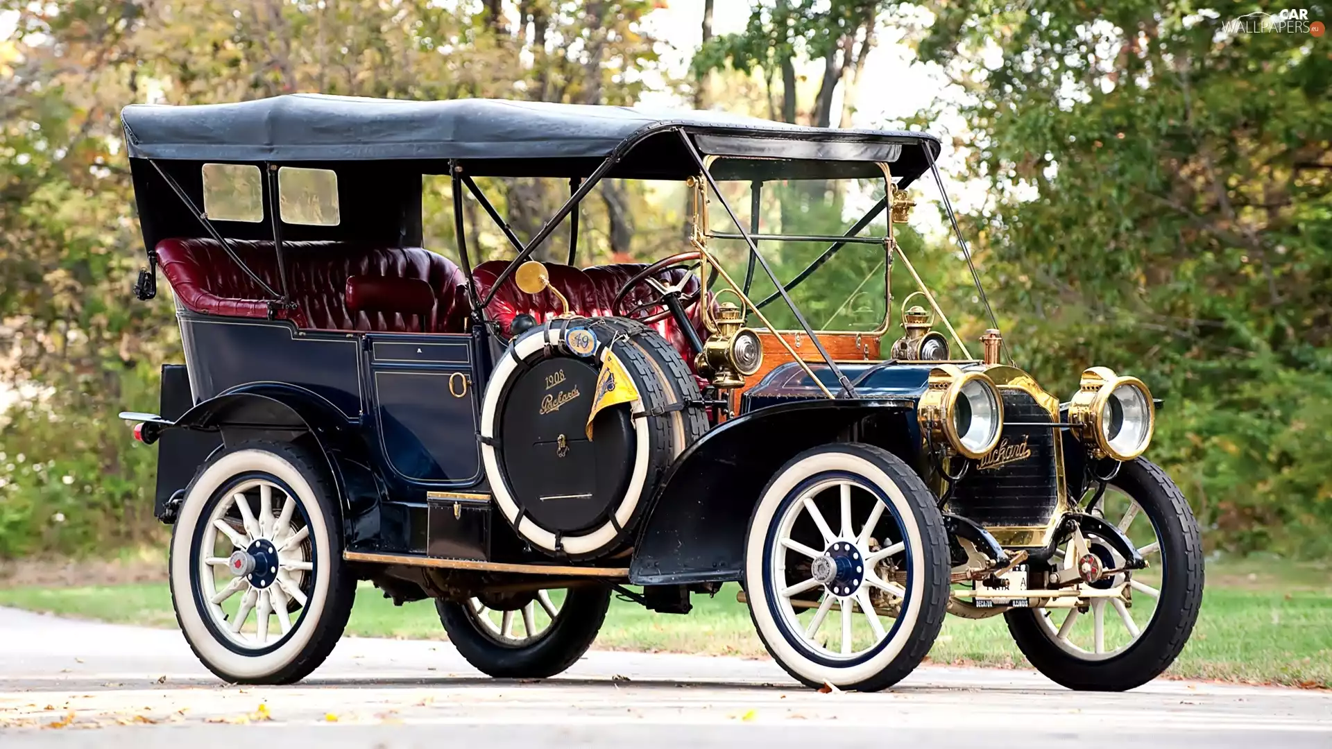 Automobile, Packard, 1908, antique