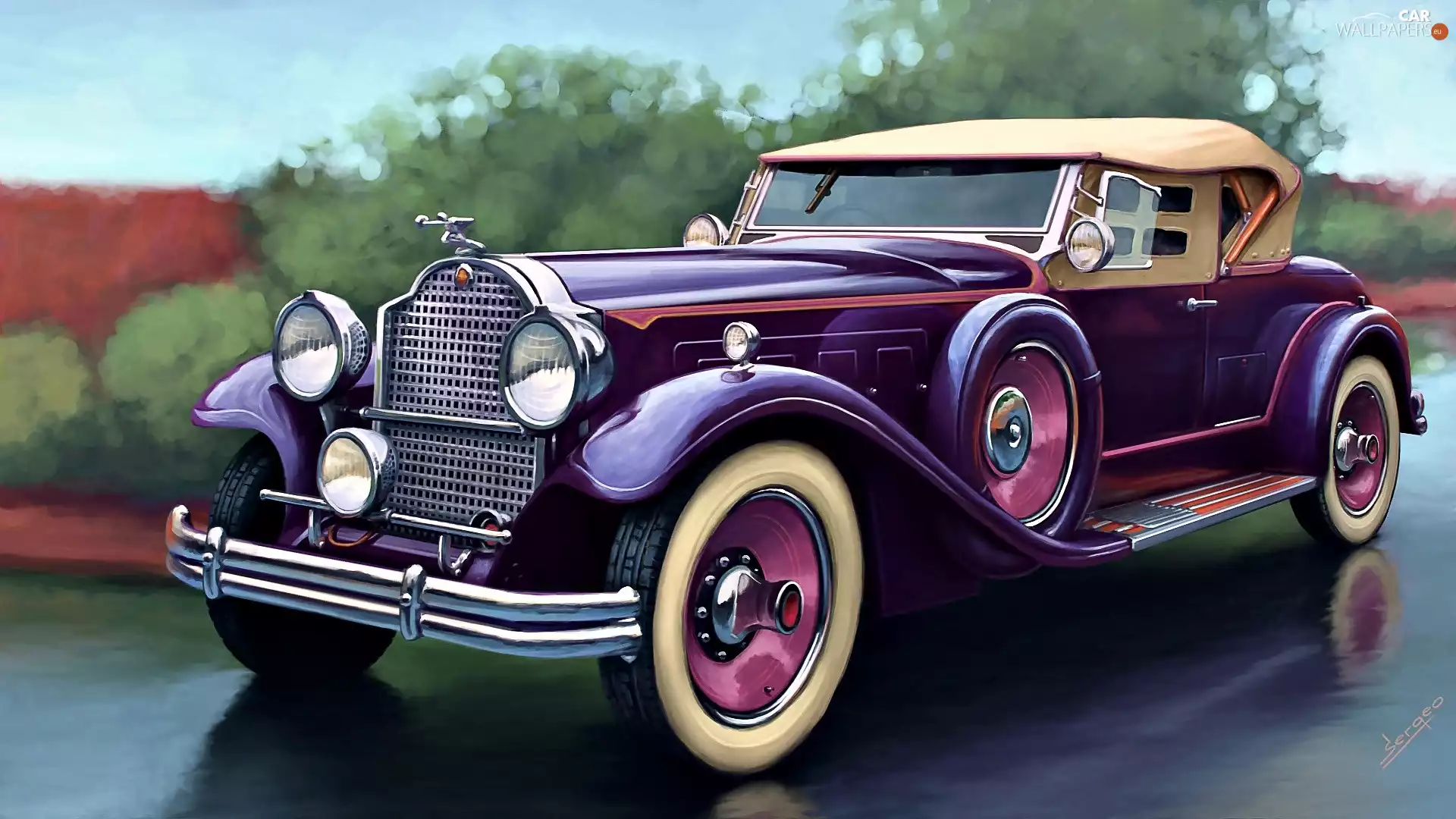 Automobile, Packard, Deluxe, antique