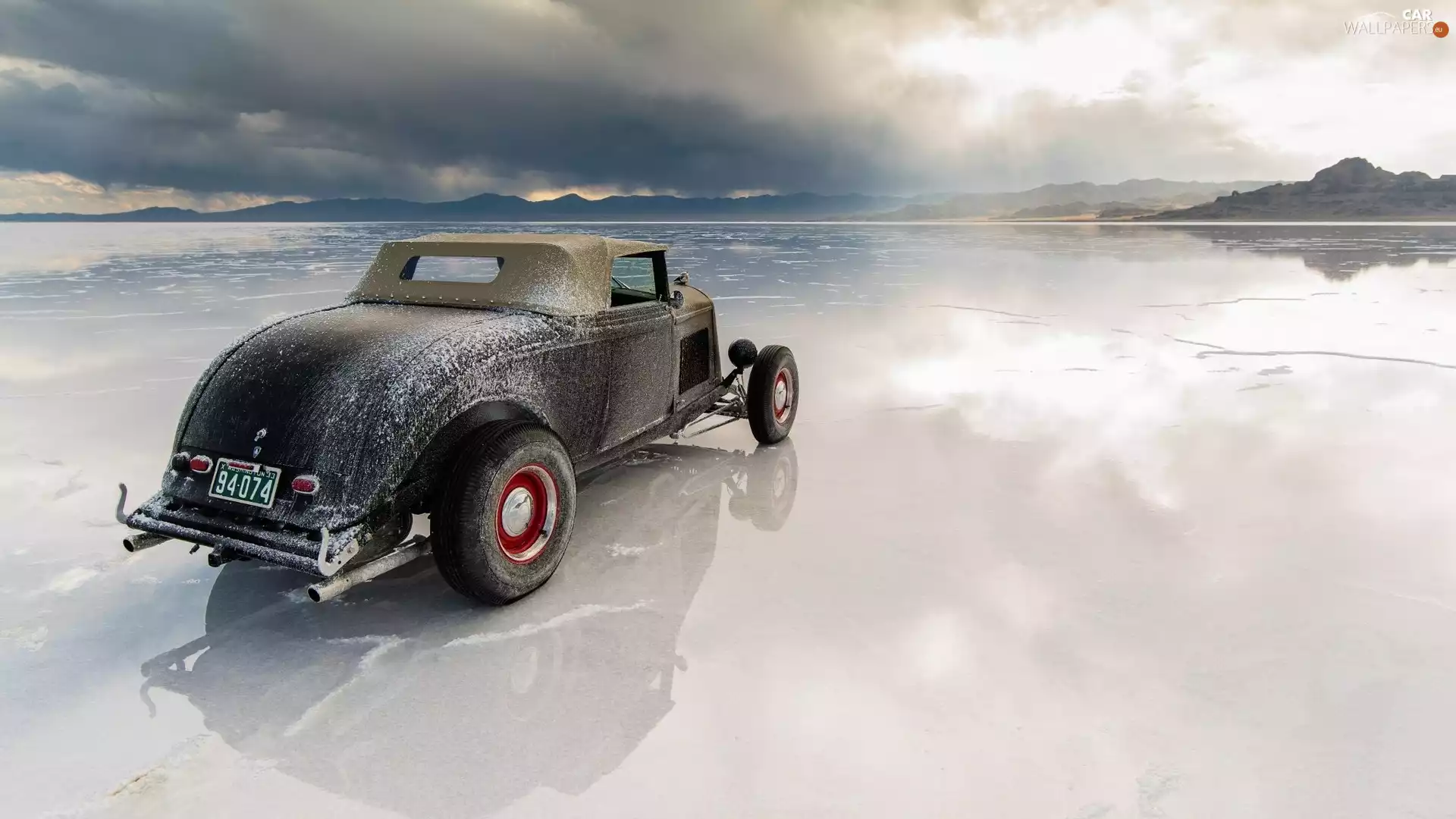 Automobile, Beaches, sea, antique