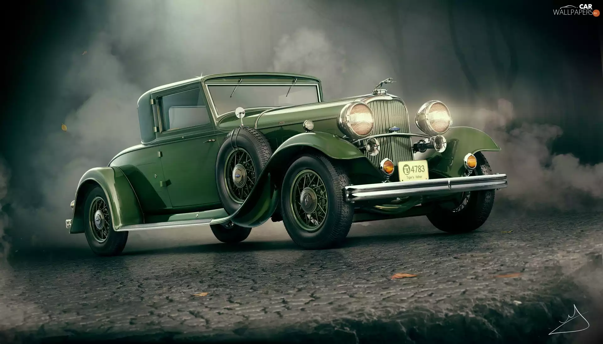 1932, antique, Lincoln KB Coupe