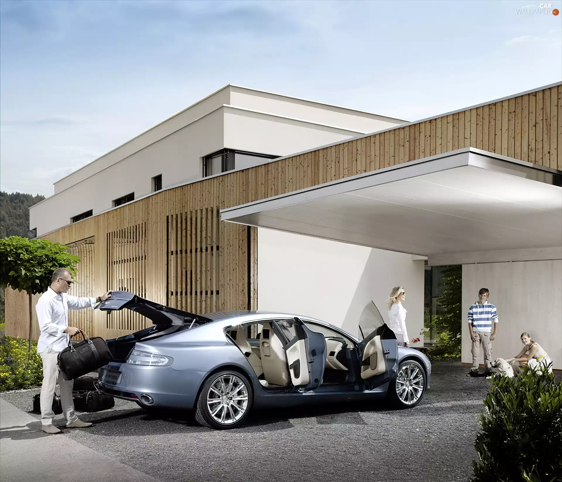 Doors, Aston Martin Rapide, four