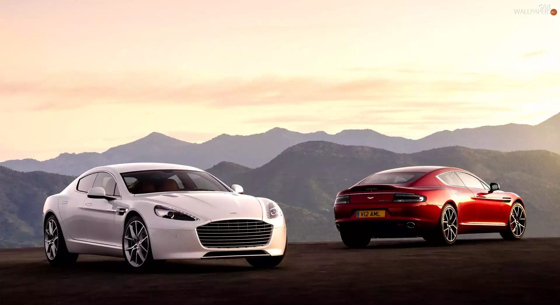 Mountains, Aston Martin, Rapide S
