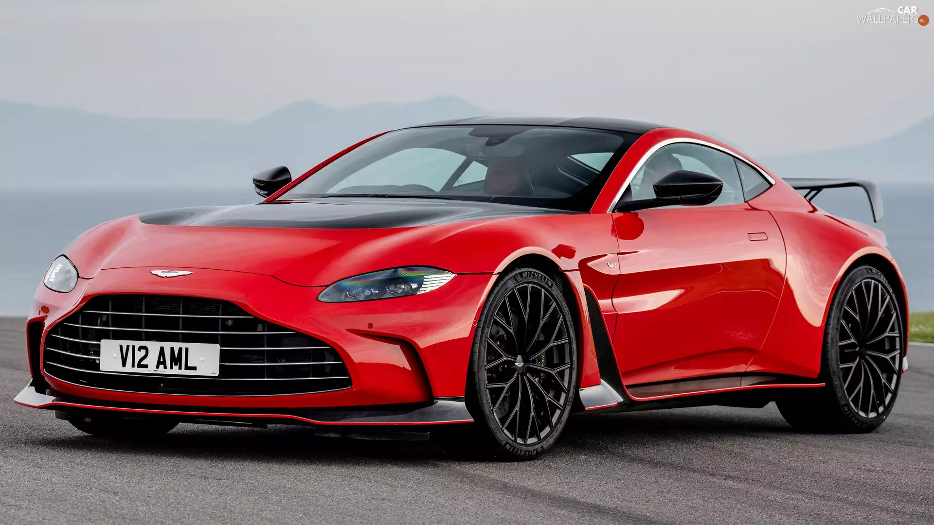 Red, Aston Martin V12 Vantage