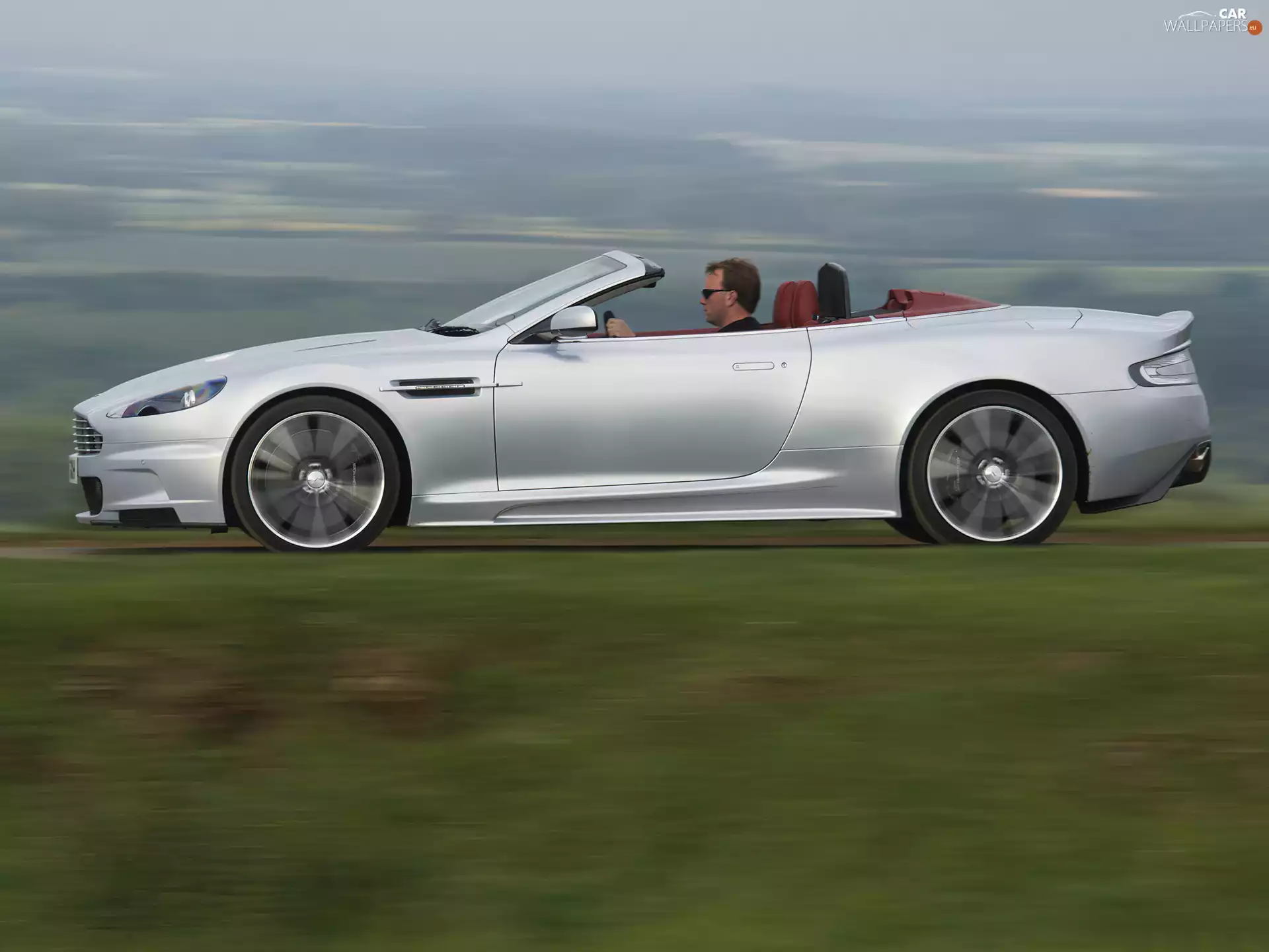 silver, Aston Martin DBS Volante