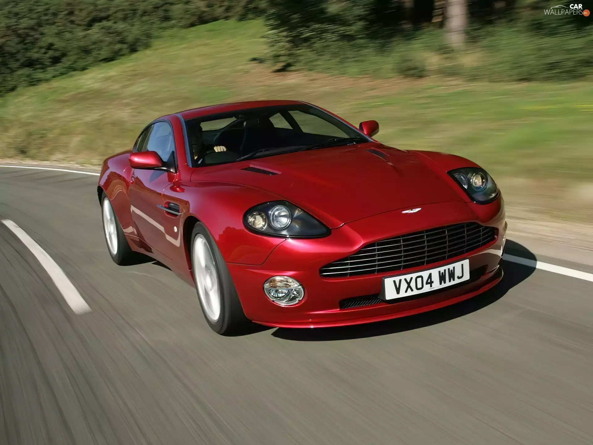 V12 Vanquish, claret, Aston