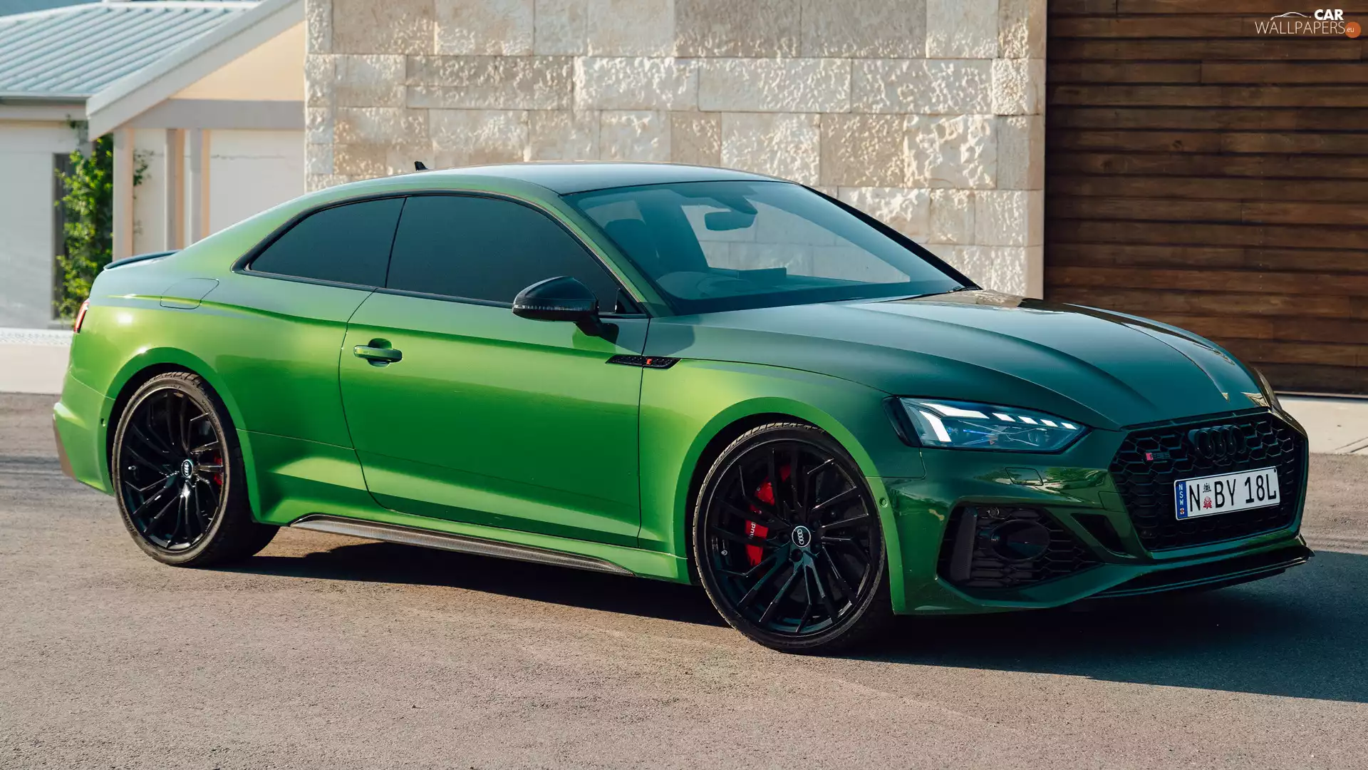 side, green ones, Audi RS5 Coupe