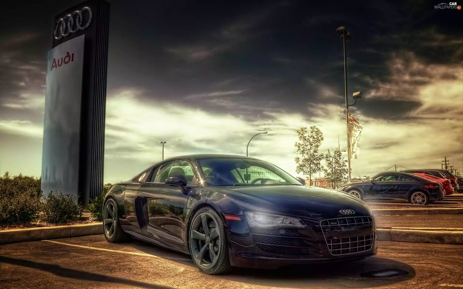 Audi R8, parking