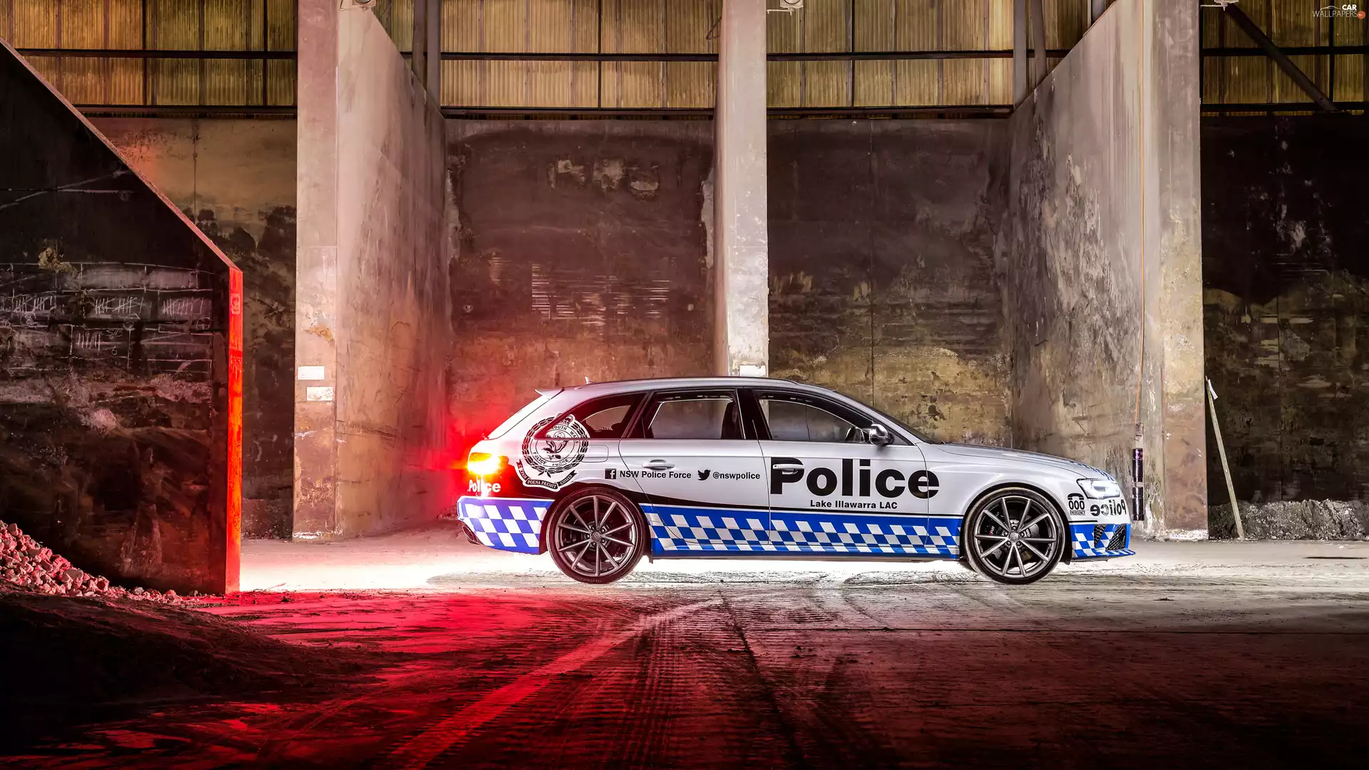 side, 2015, police, Audi RS4 Avant, Automobile