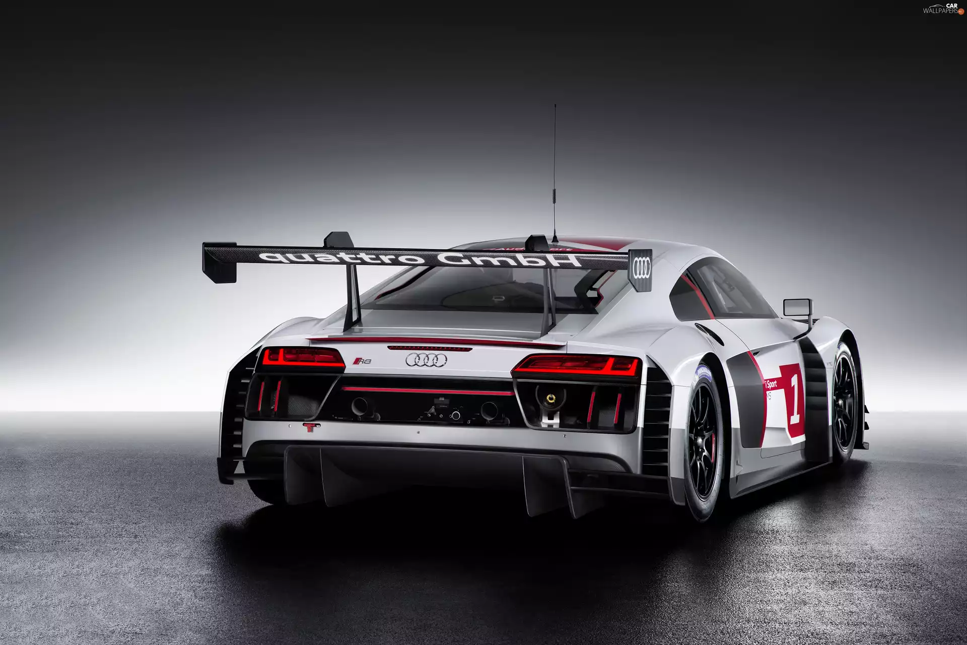 race, R8, Back, Audi