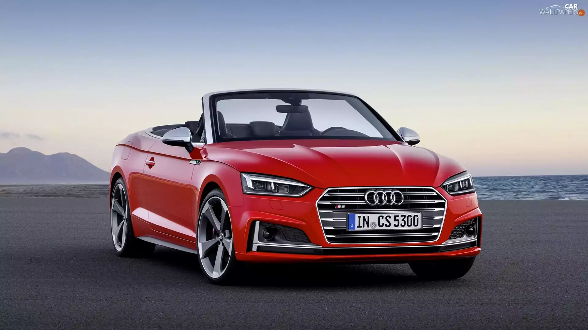 Red, S5, Cabrio, Audi
