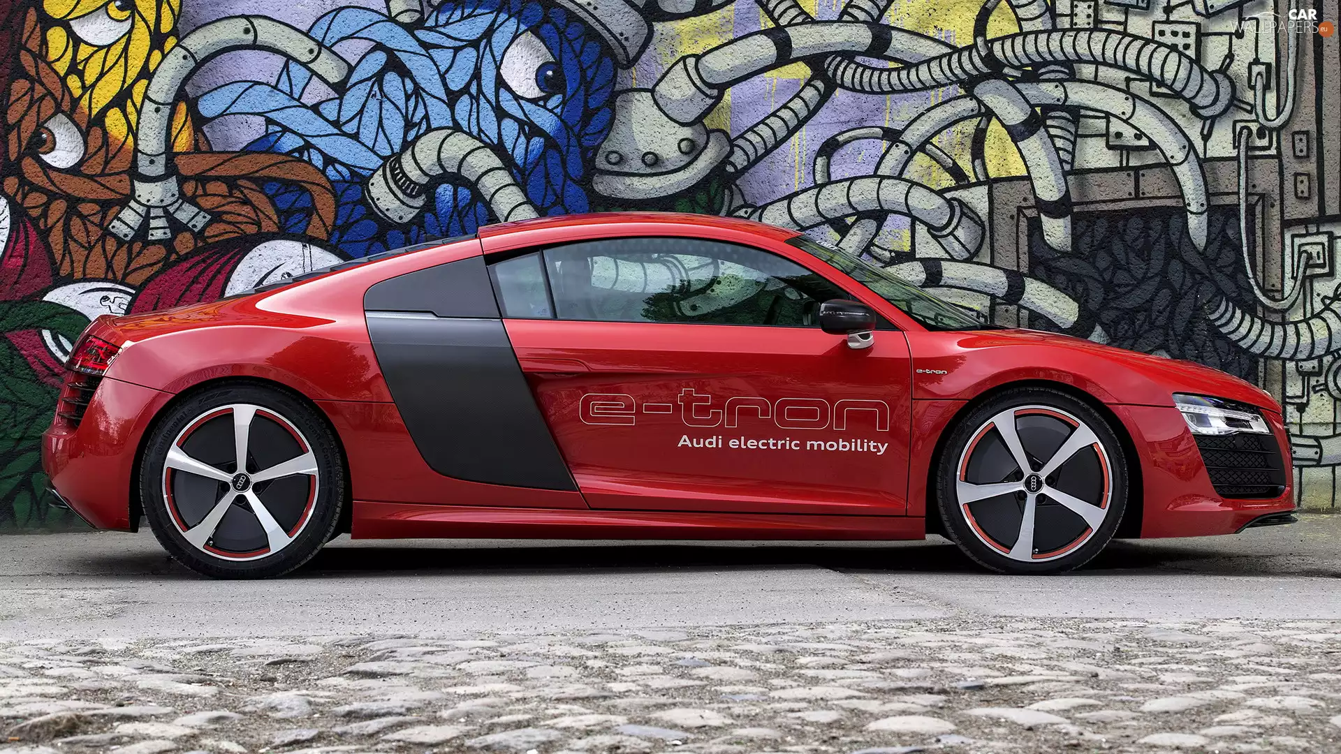 Audi R8, side