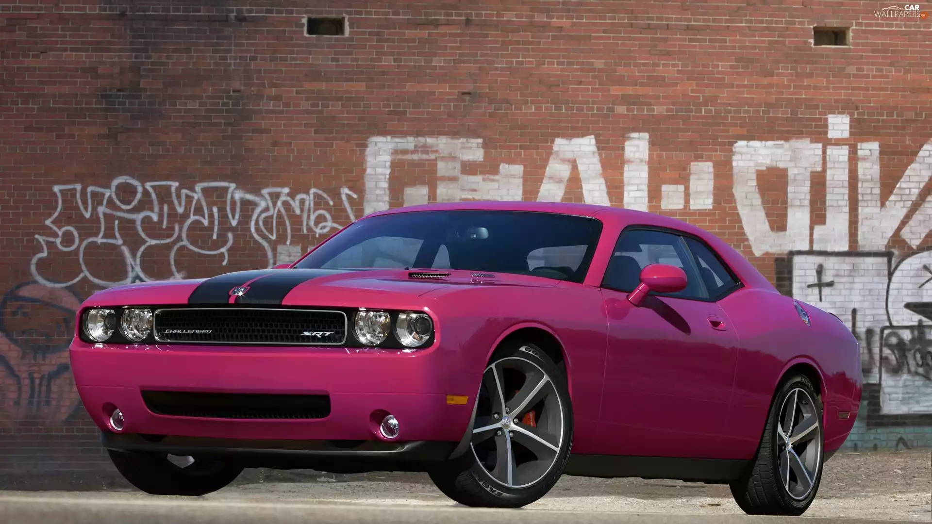 Dodge Challenger, Pink, Automobile