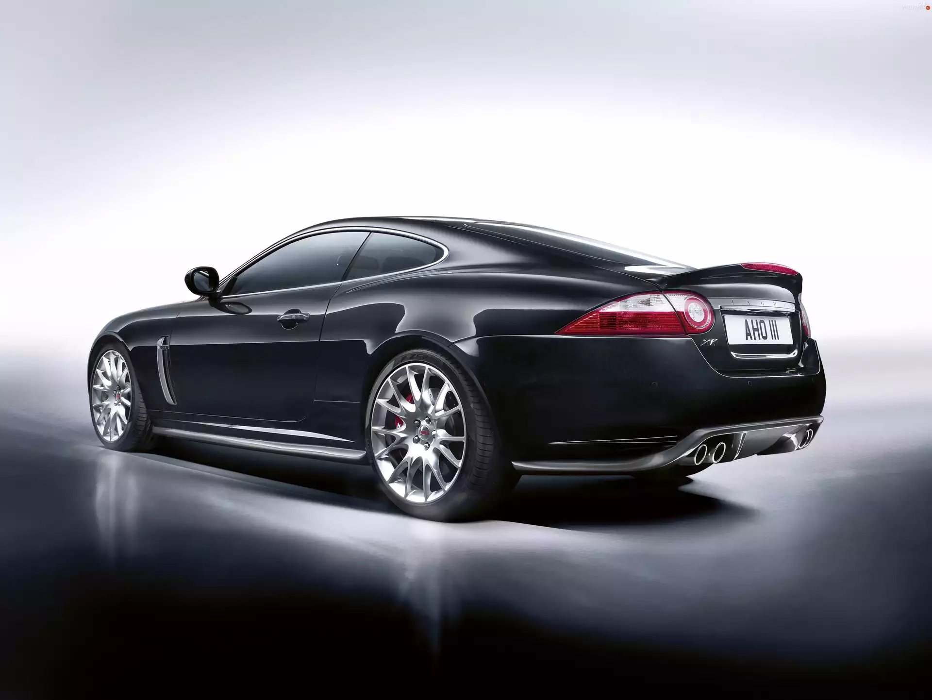 Jaguar XK, Black, Automobile