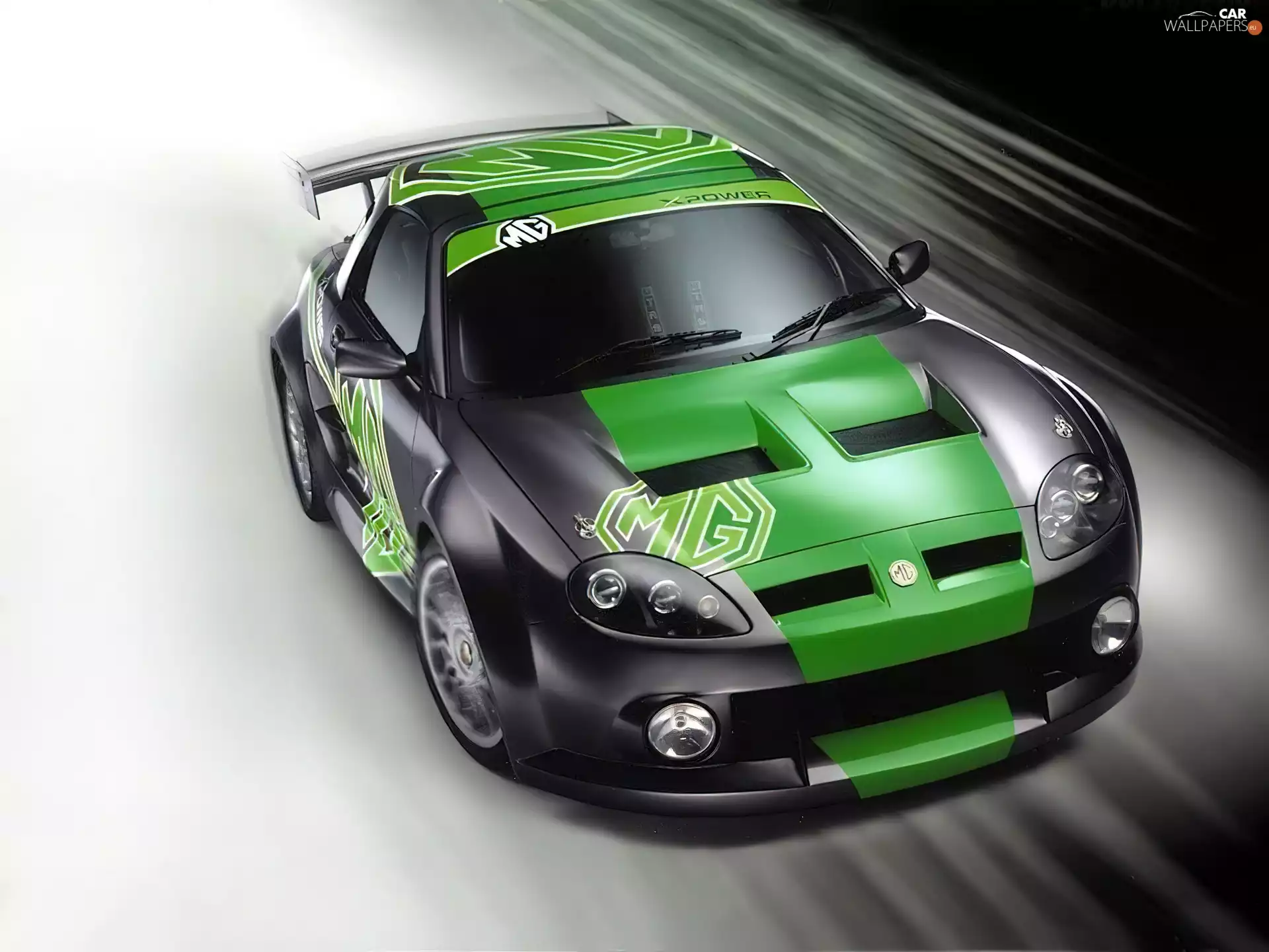 MG, Green-Black, Automobile