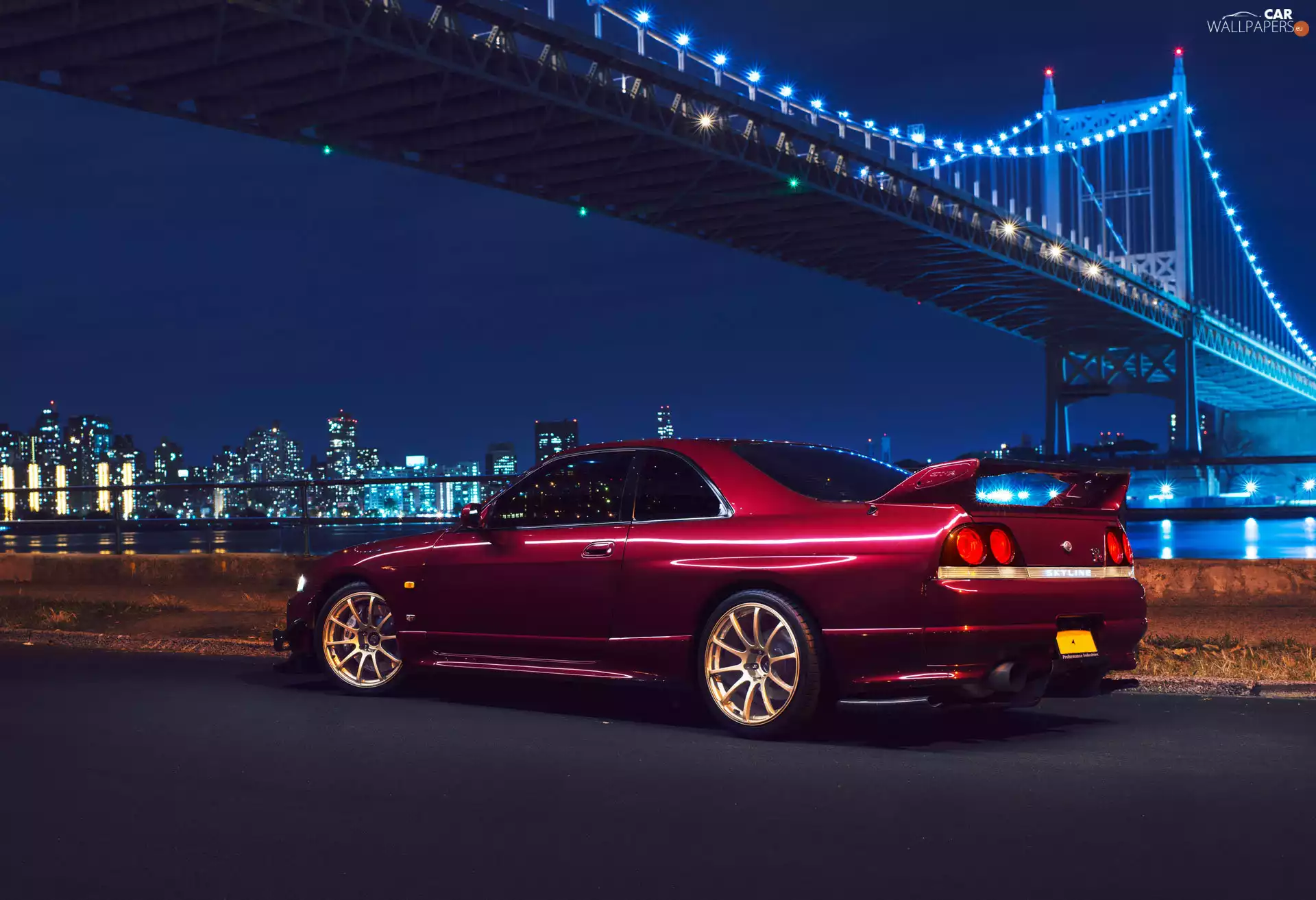 bridge, Automobile, Nissan Skyline R33
