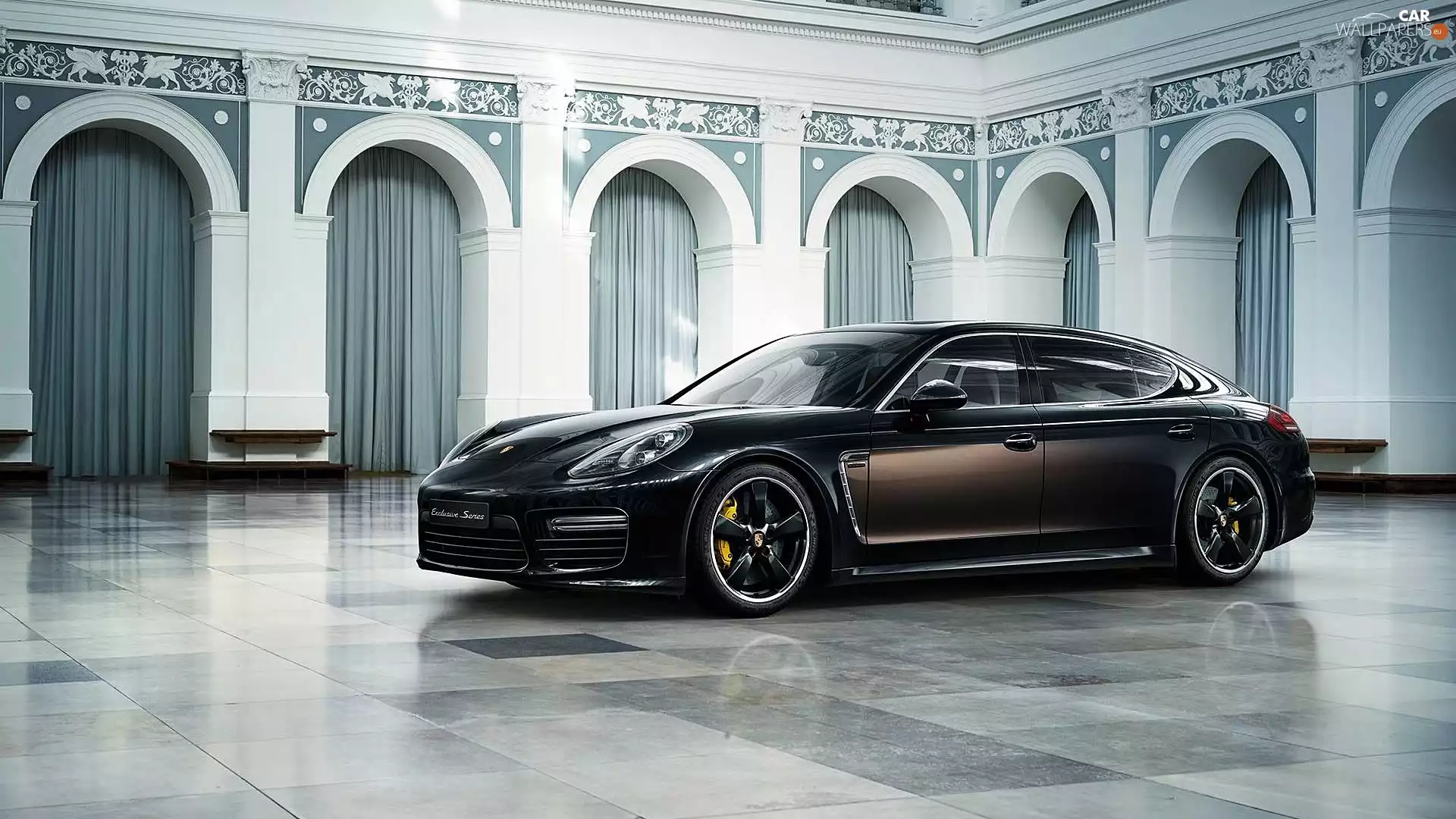 Porsche Panamera, interior, Automobile