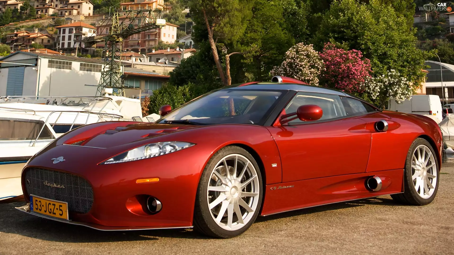 Red, Spyker, C8, Automobile