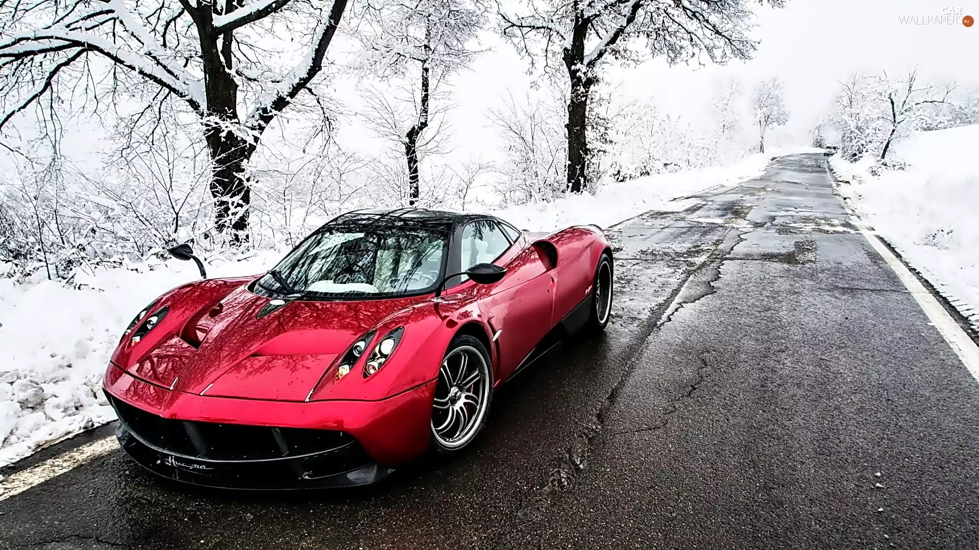 Red, Pagani, Huayra, Automobile