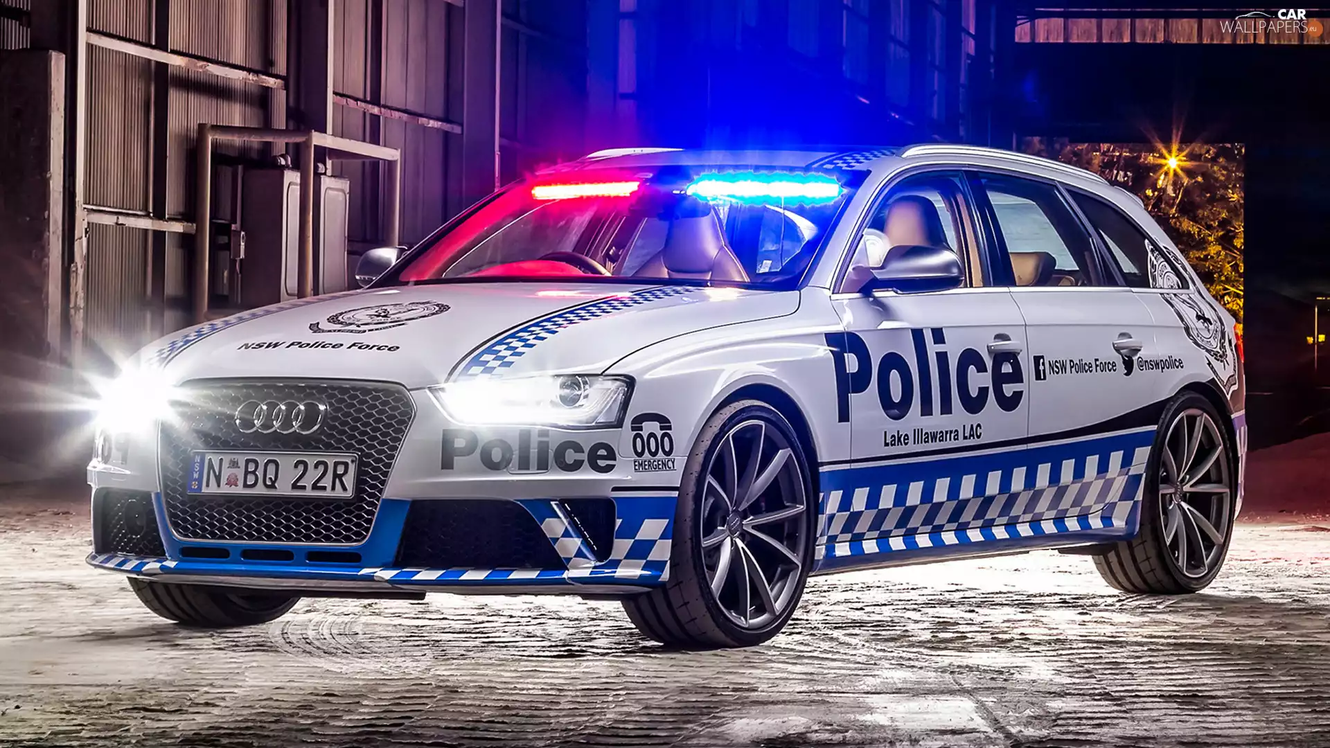 police, Audi RS4 Avant