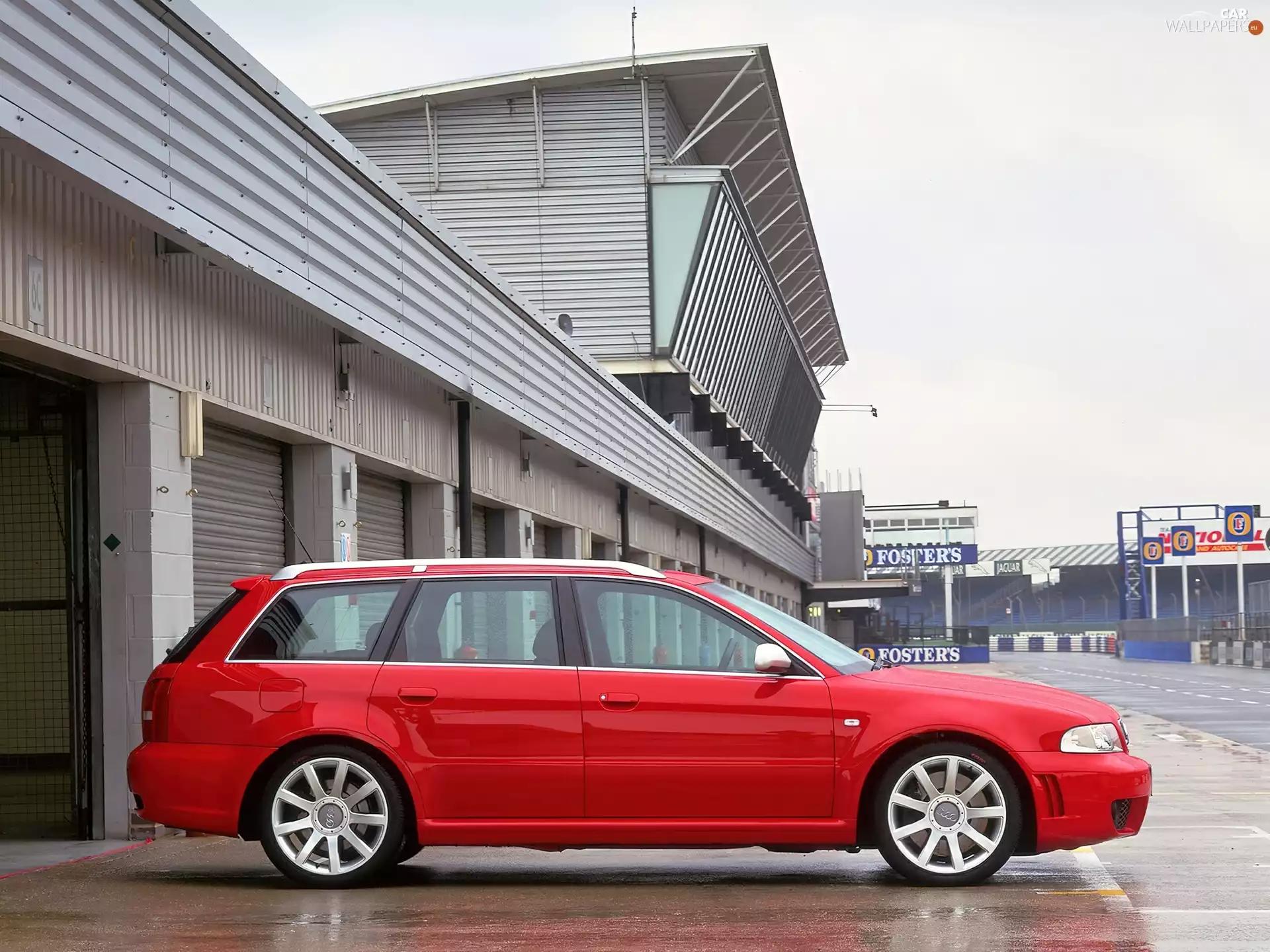 Red, Audi RS4, AVANT
