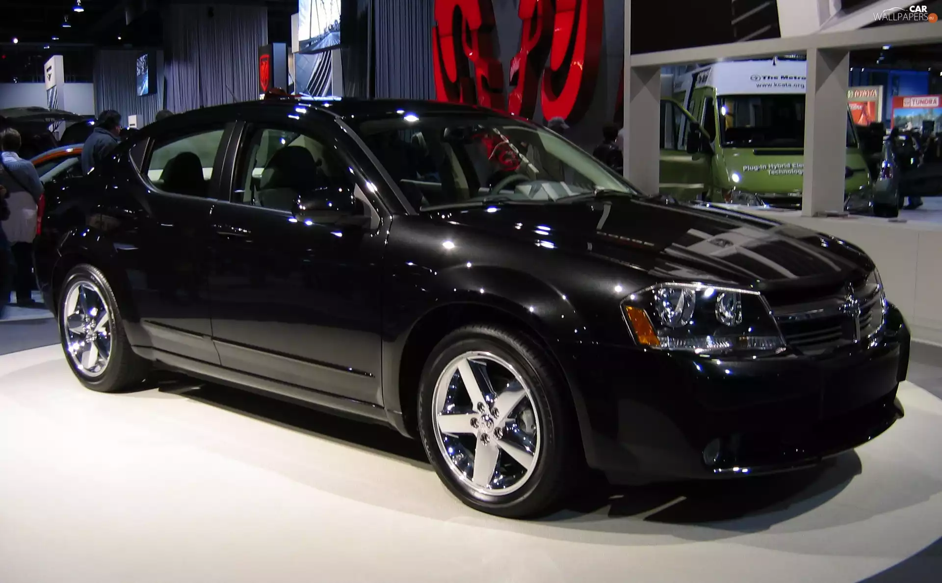 exhibition, debut, Dodge Avenger