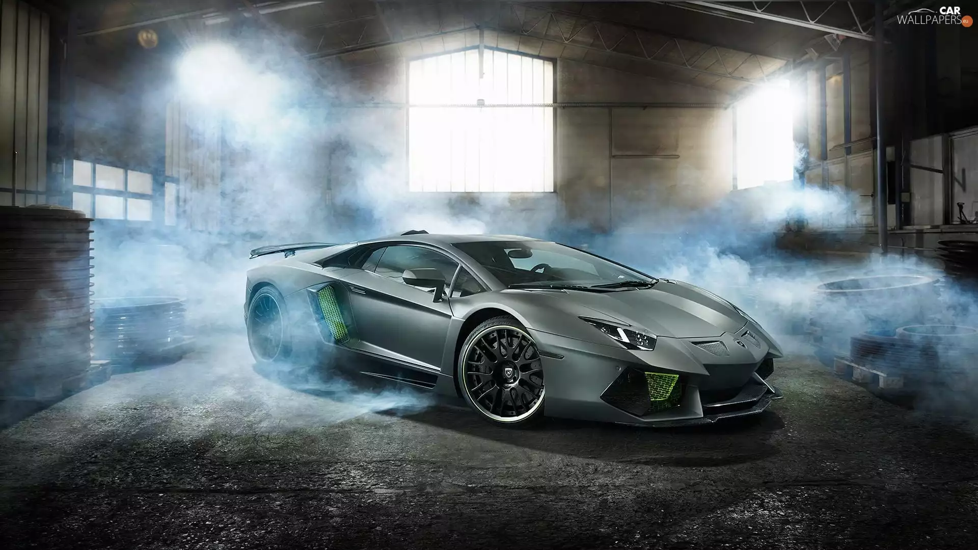 Lamborghini, Hamann, smoke, Aventador