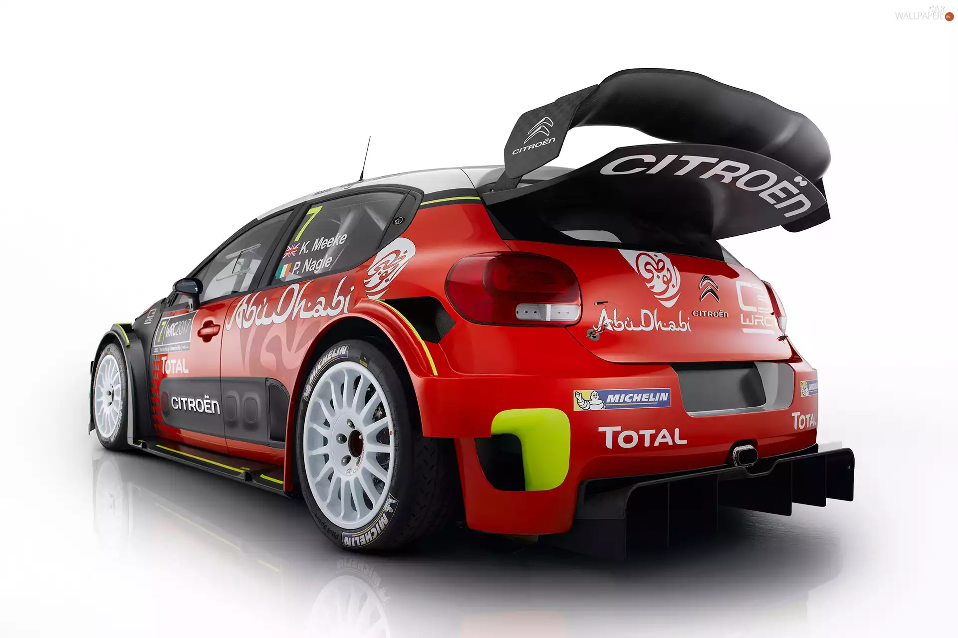 Rally automobile, 2017, Back, Citroën C3 WRC