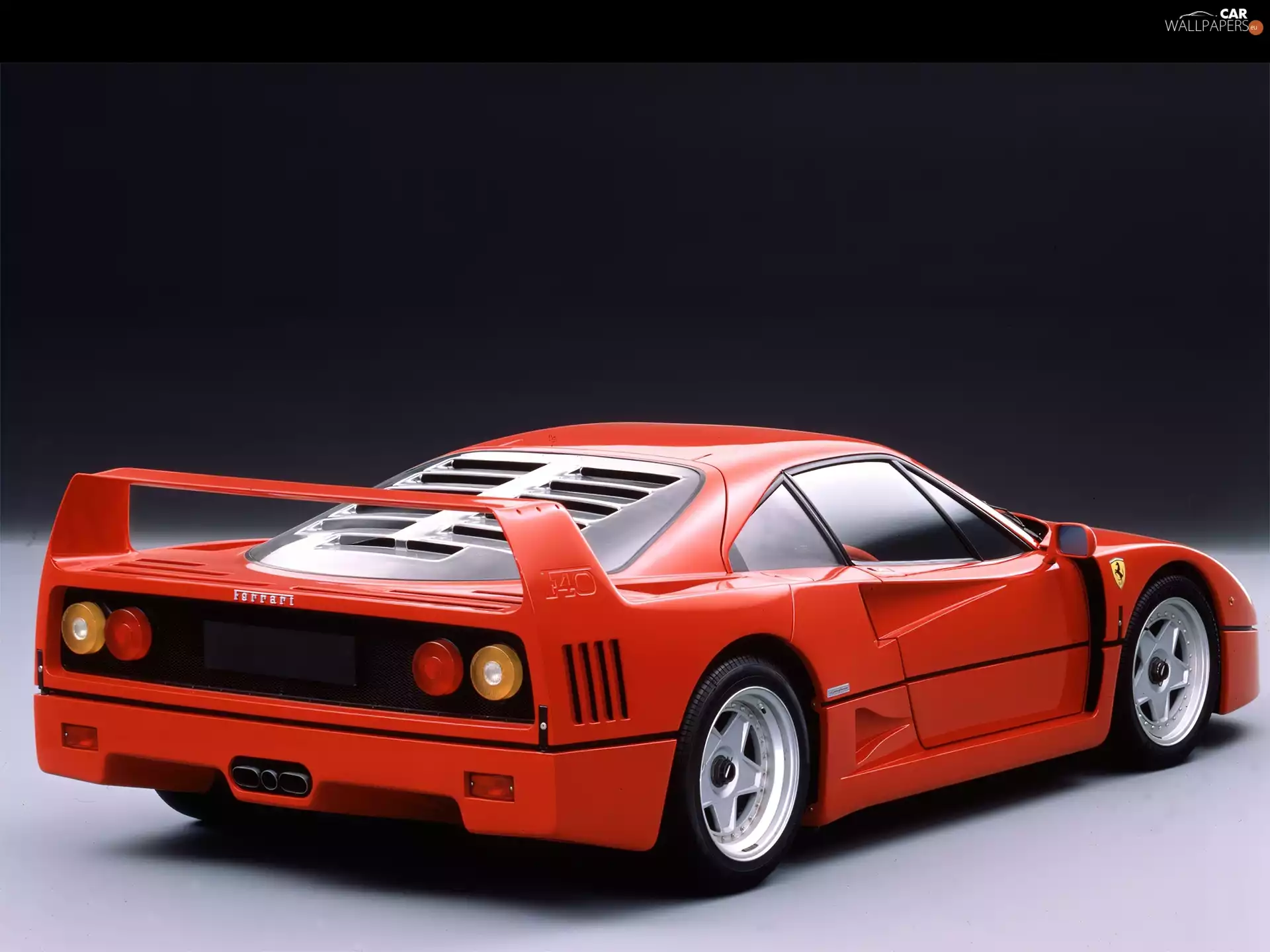 Diffuser, Back, Ferrari F 40