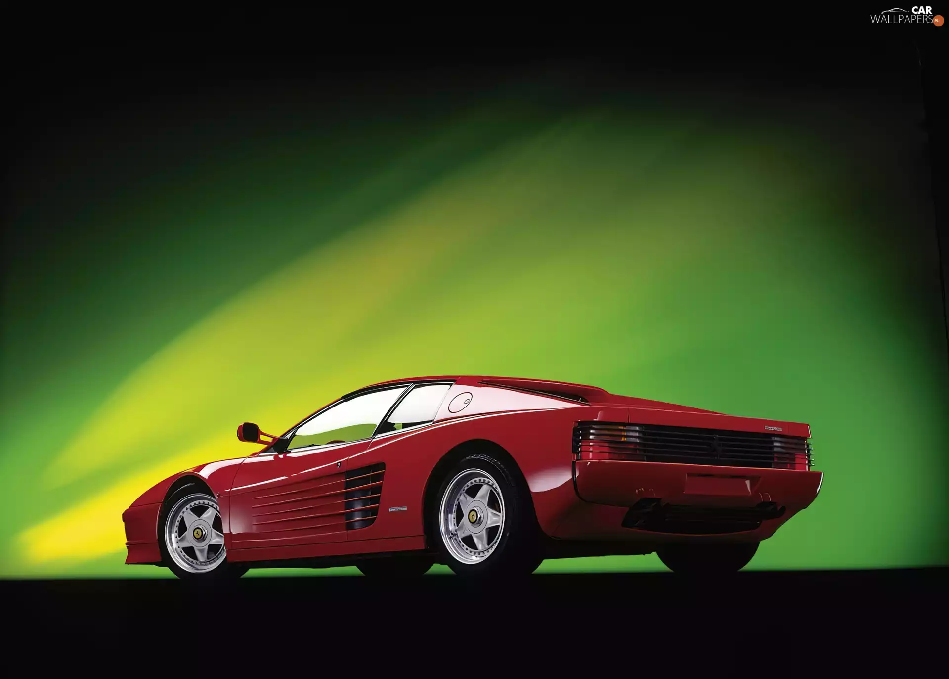 Ferrari Testarossa, Left, Back