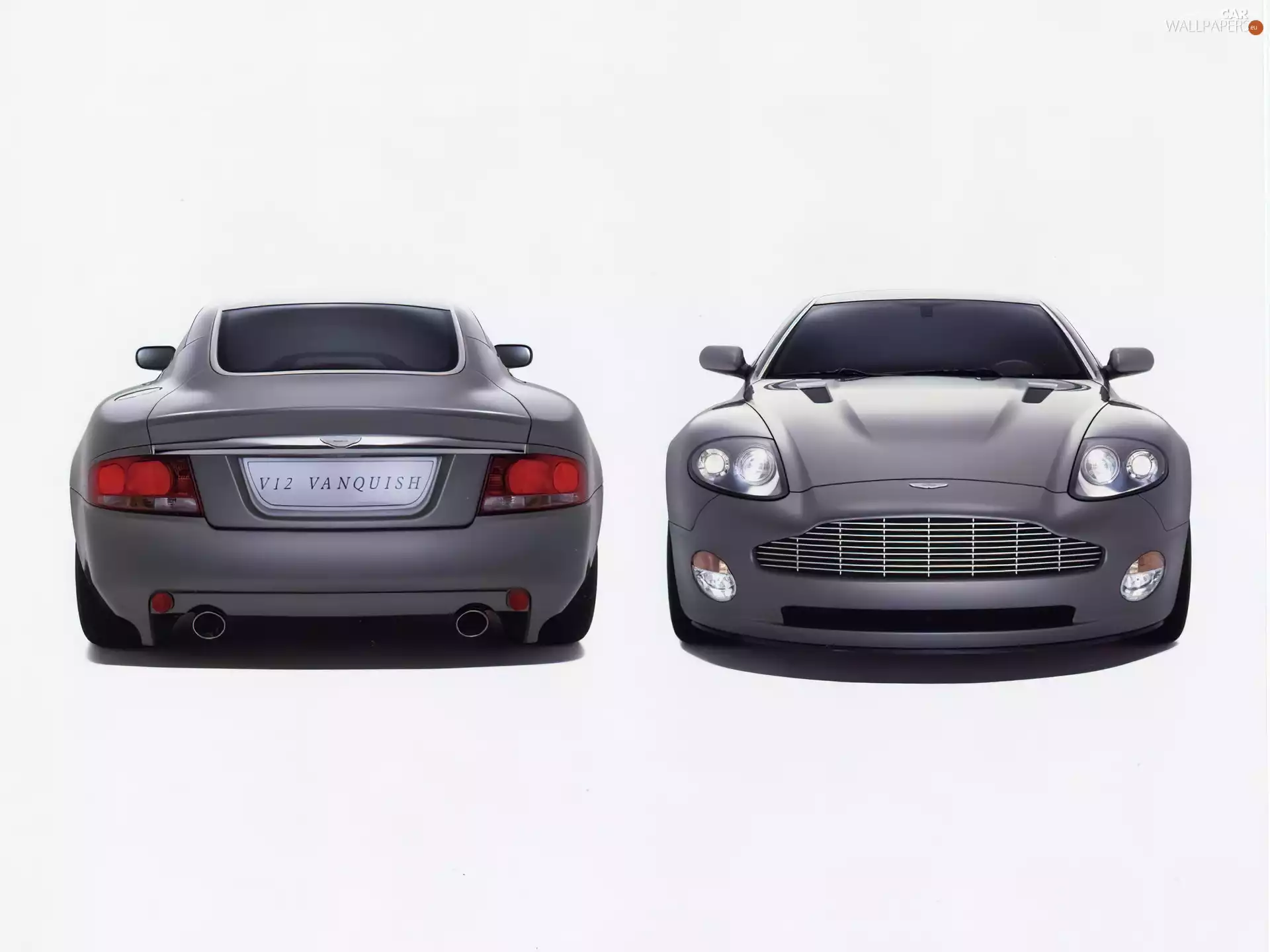 Front, V12 Vanquish, Back