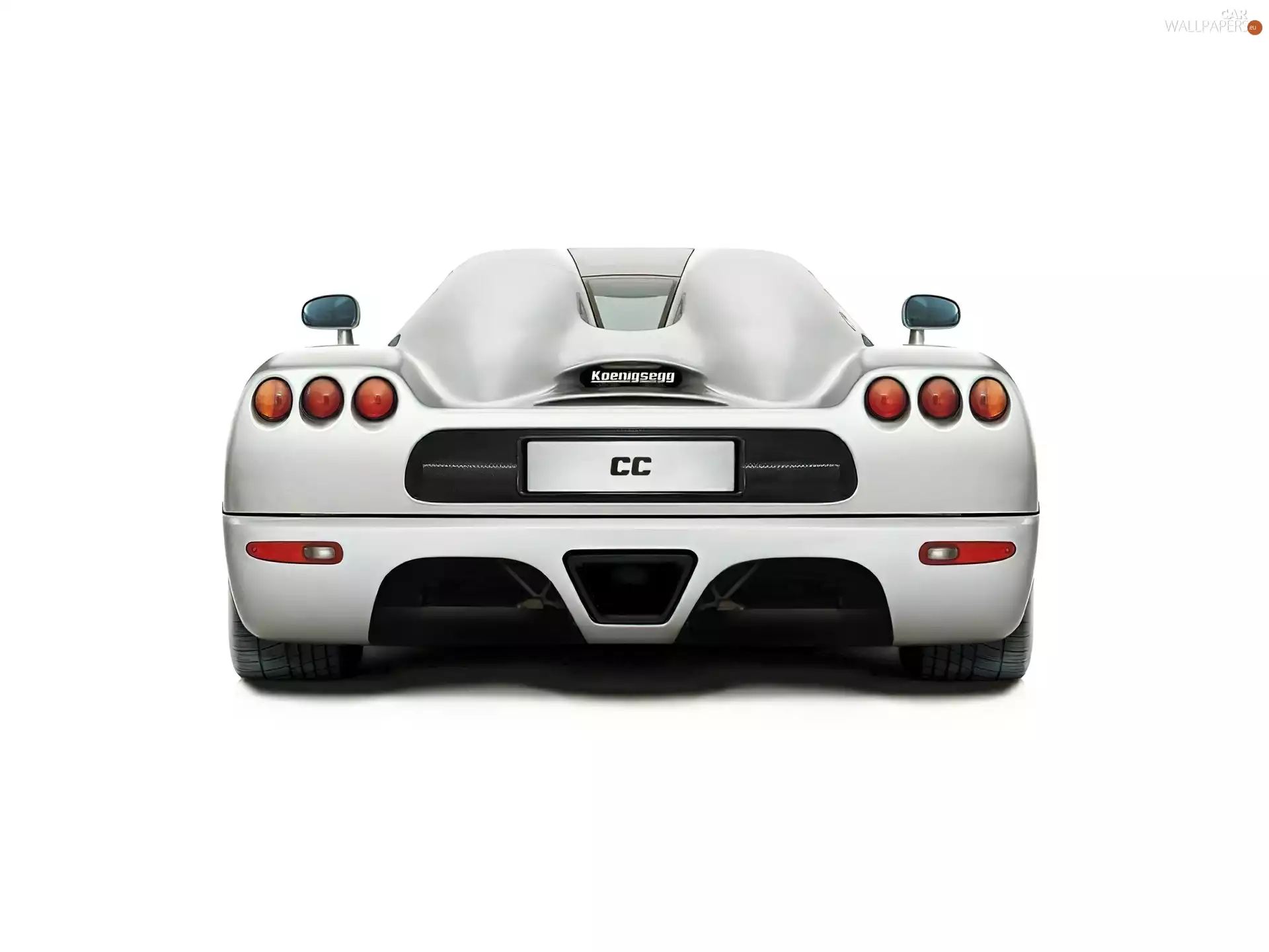 Back, White, Koenigsegg