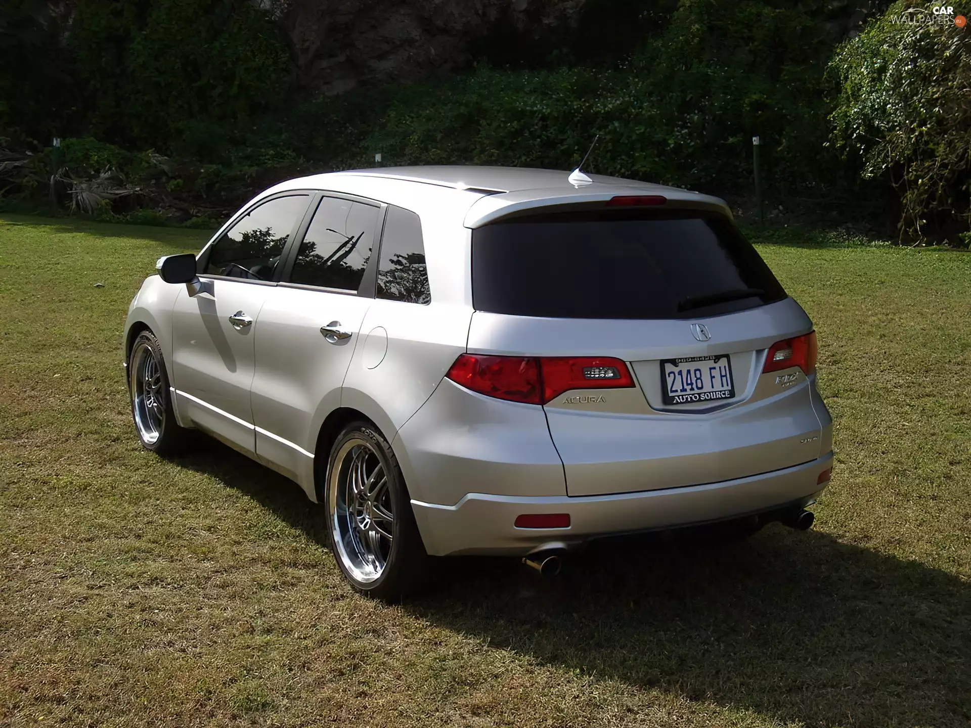 Toyota Silver, picture, Back, Acura RDX