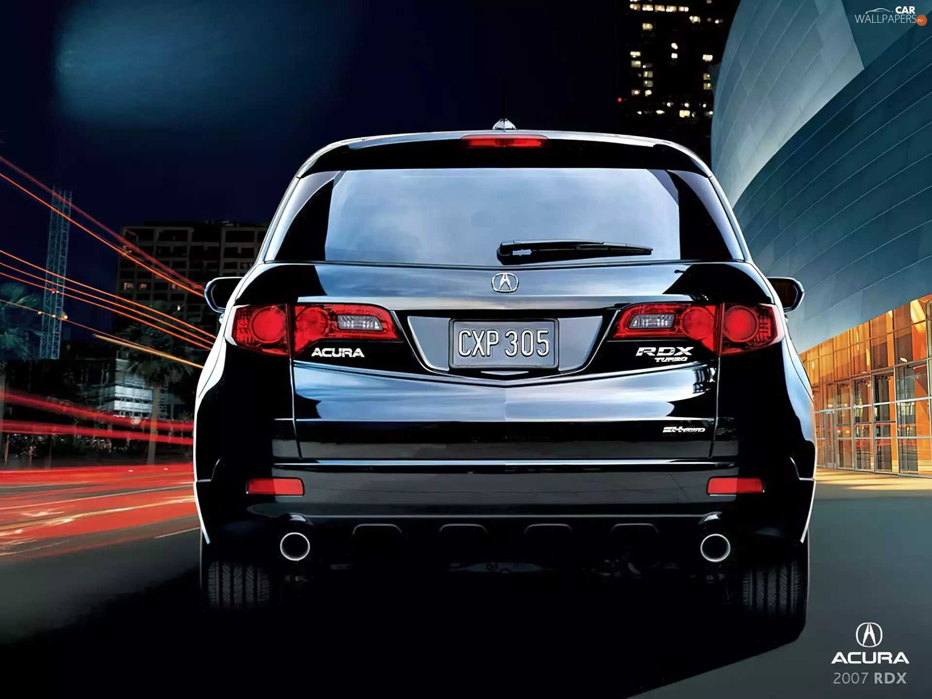 Turbo, Acura RDX, Back