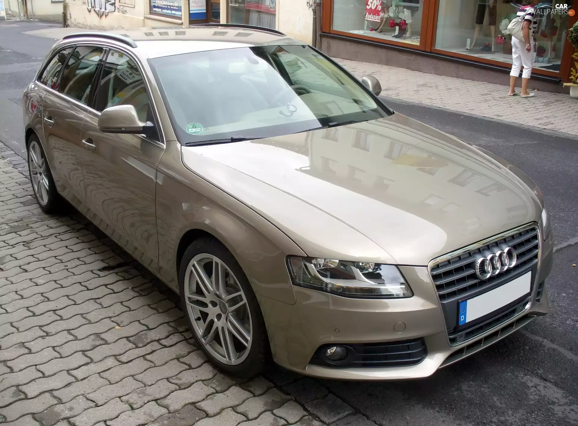 Combi, beige, Audi A4 B8