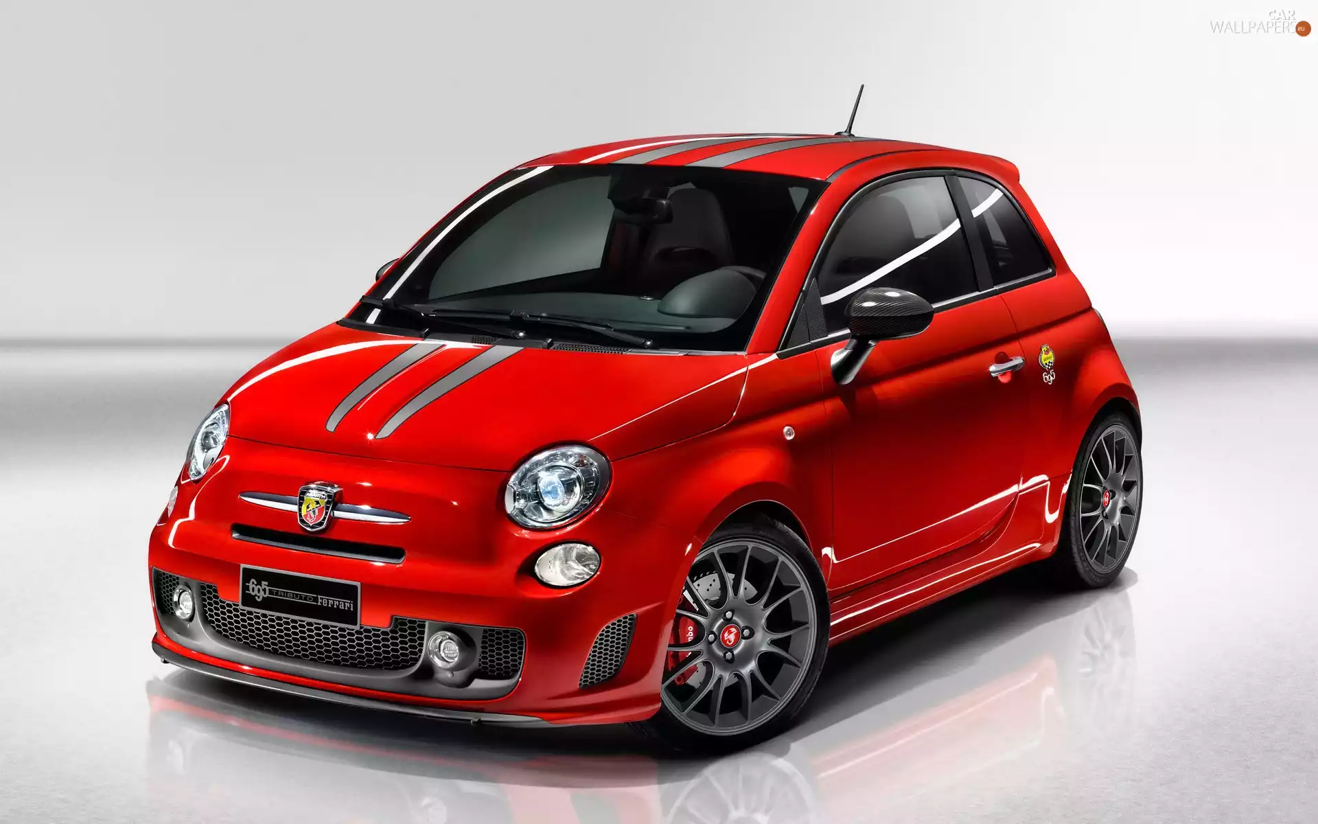 Red, Belts, wheels, Abarth 500
