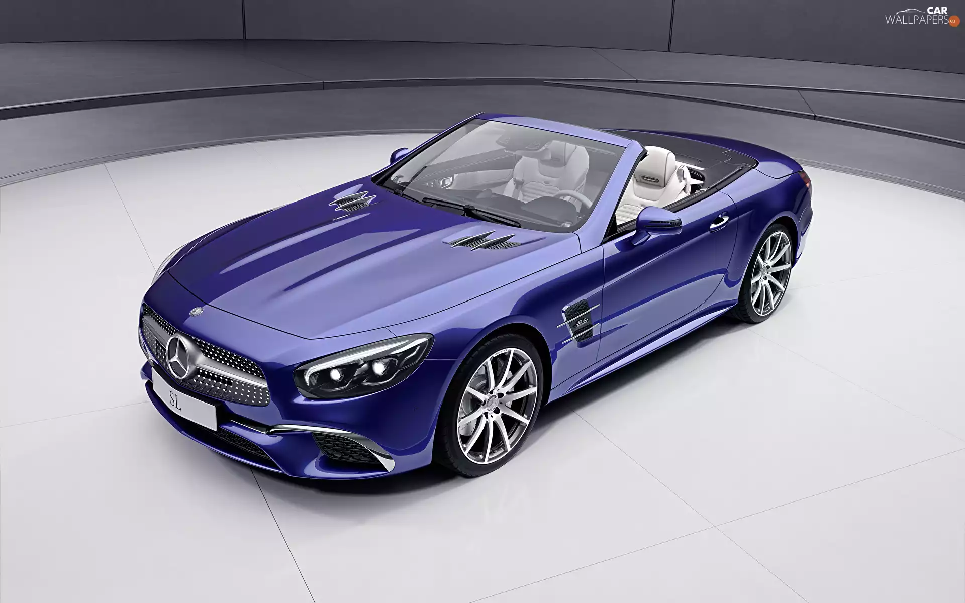 2018, blue, Mercedes-Benz SL 65 AMG