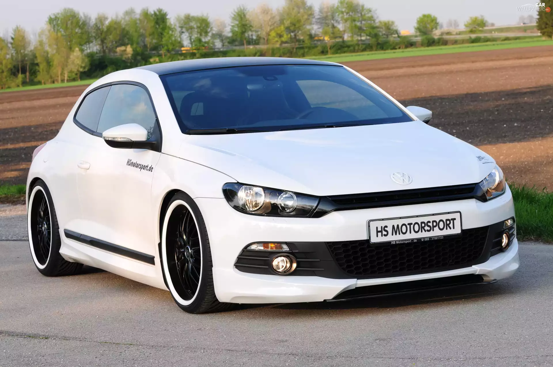 @, VW Scirocco, Black