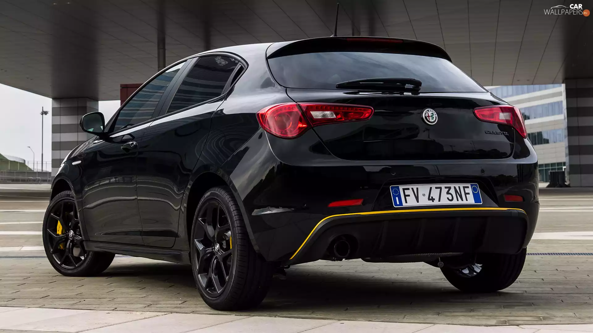 Back, black, Alfa Romeo Giulietta