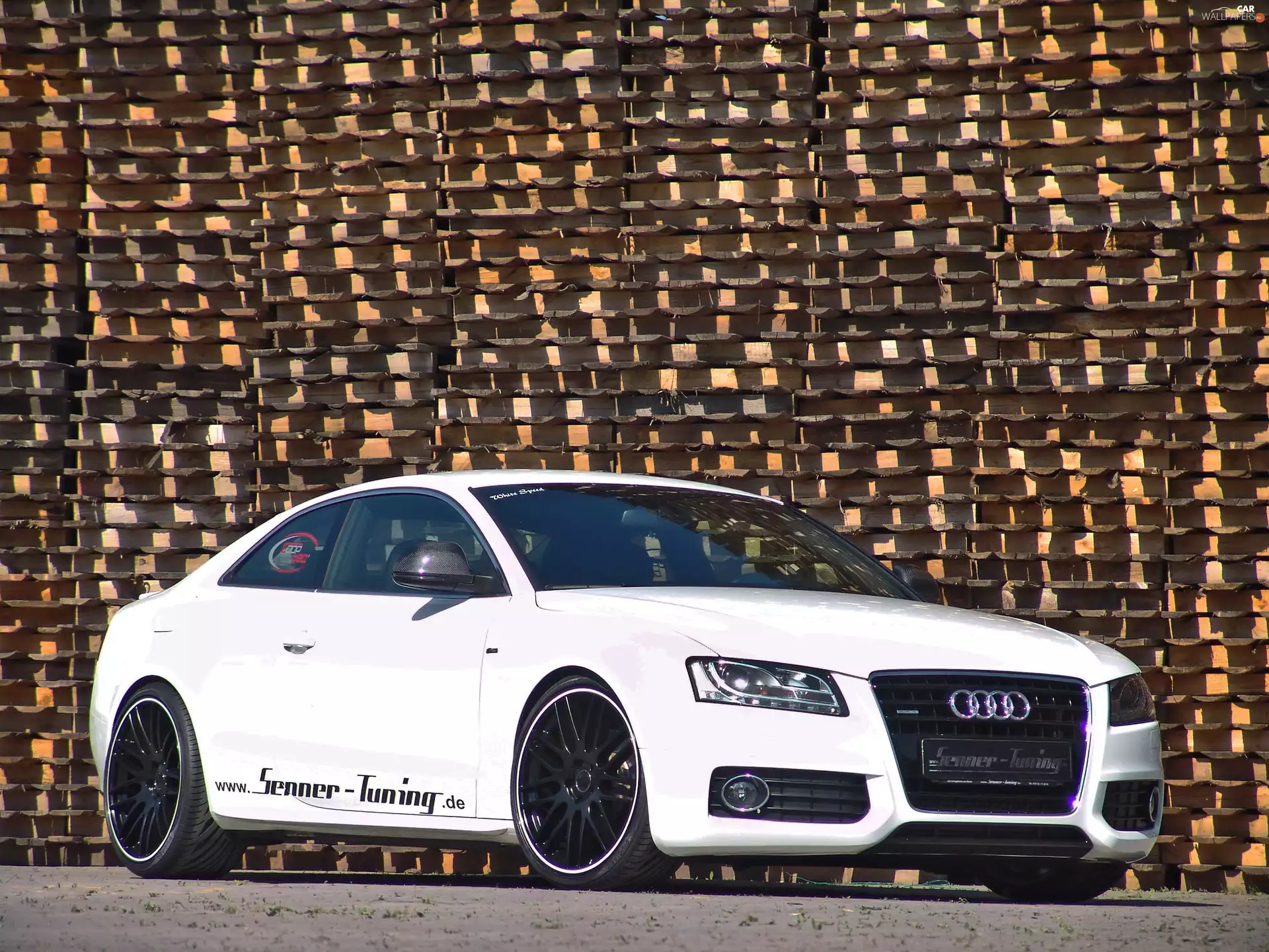 Audi A4 B8, Black, wheels, TUNING