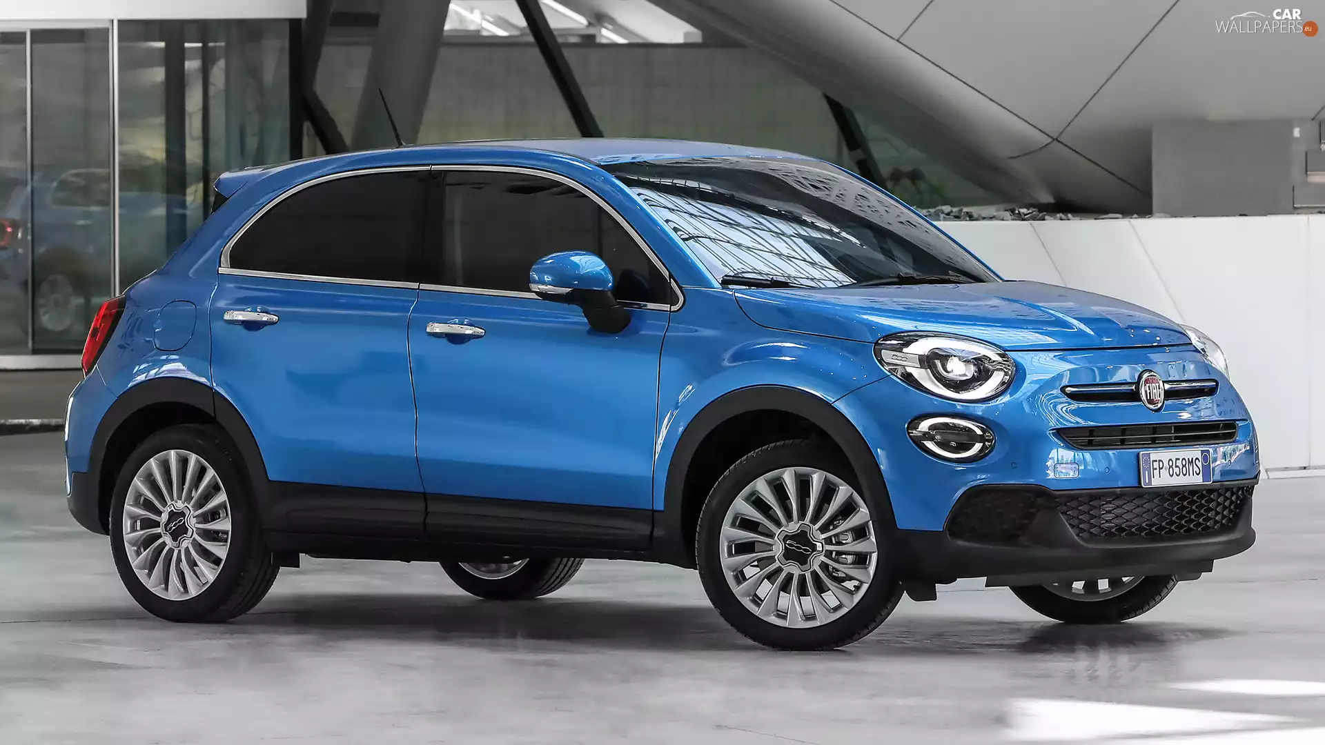 blue, Fiat 500X